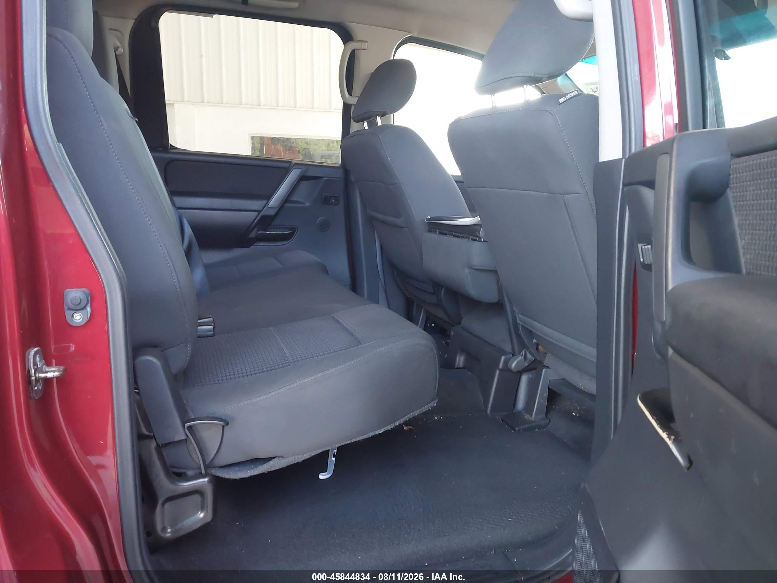 2013 Nissan Titan Sv Red vin: 1N6BA0EK3DN312755