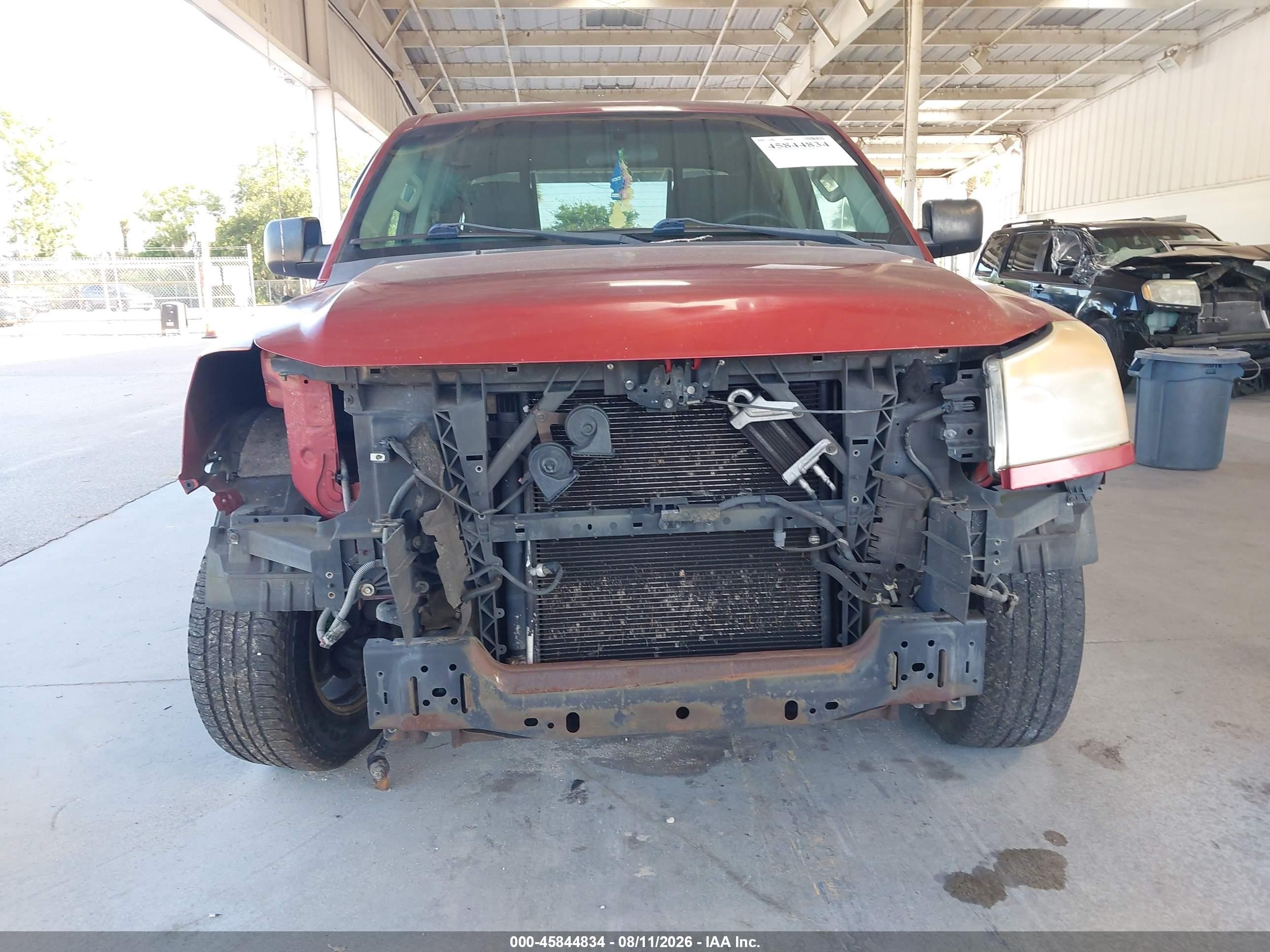 2013 Nissan Titan Sv Red vin: 1N6BA0EK3DN312755