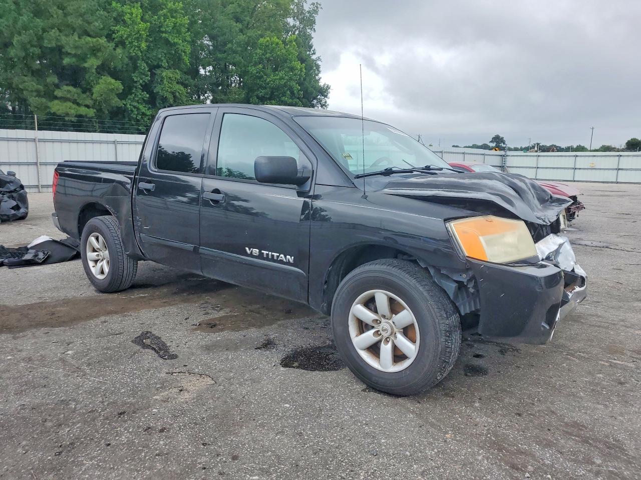 2010 Nissan Titan Xe Black vin: 1N6BA0EK5AN303955