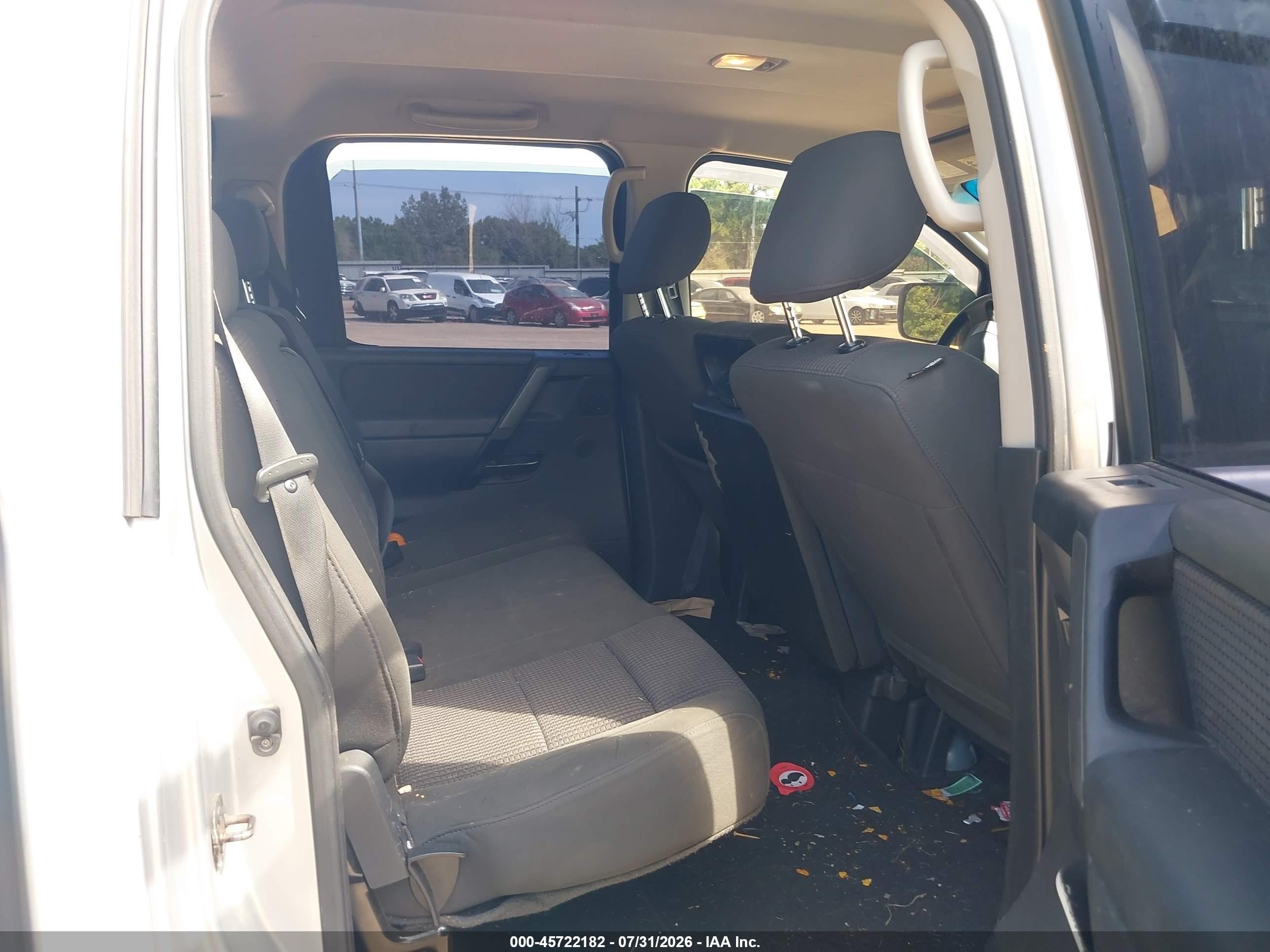 2010 Nissan Titan Se Silver vin: 1N6BA0EK5AN321372
