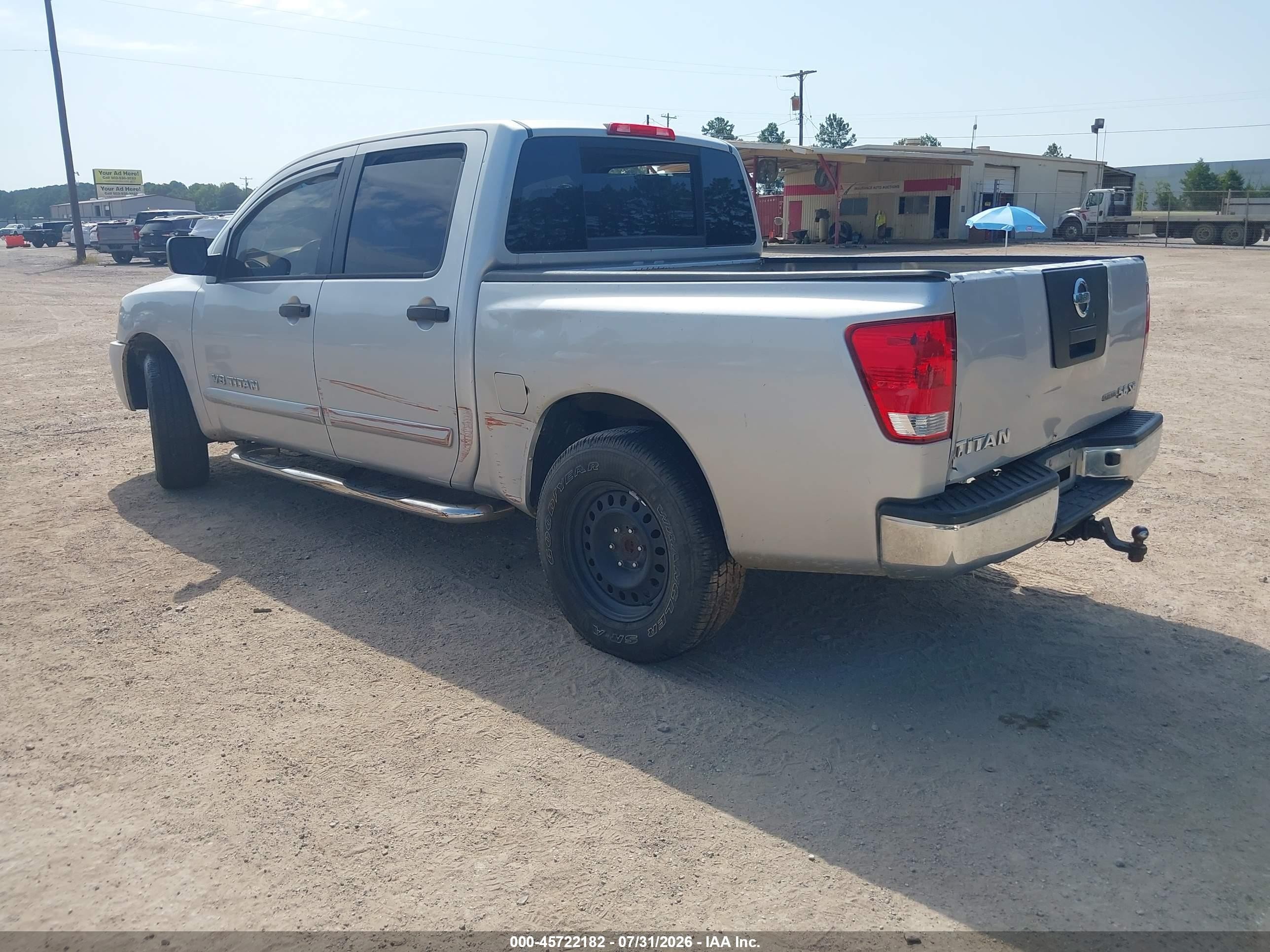 2010 Nissan Titan Se Silver vin: 1N6BA0EK5AN321372