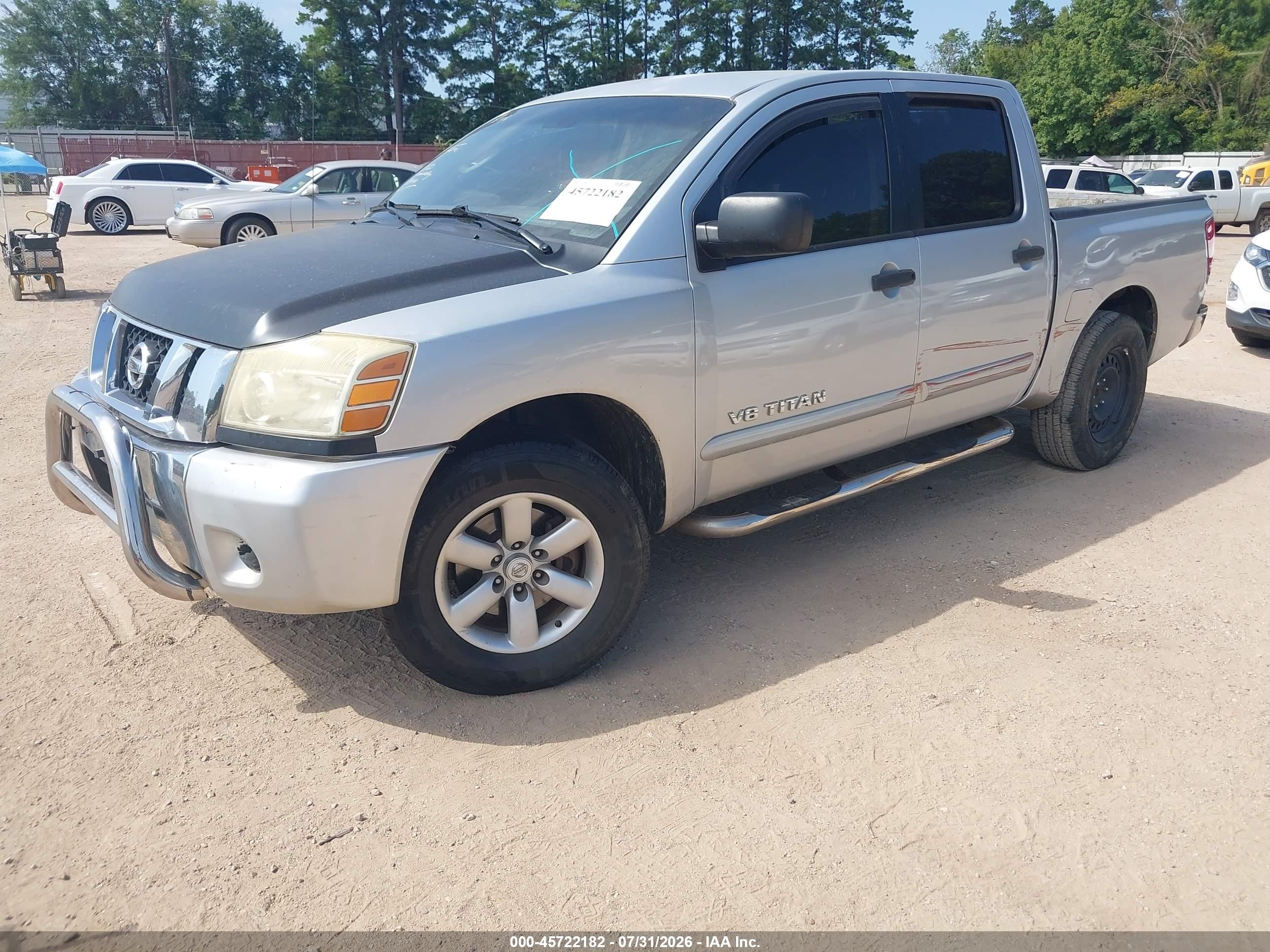 2010 Nissan Titan Se Silver vin: 1N6BA0EK5AN321372