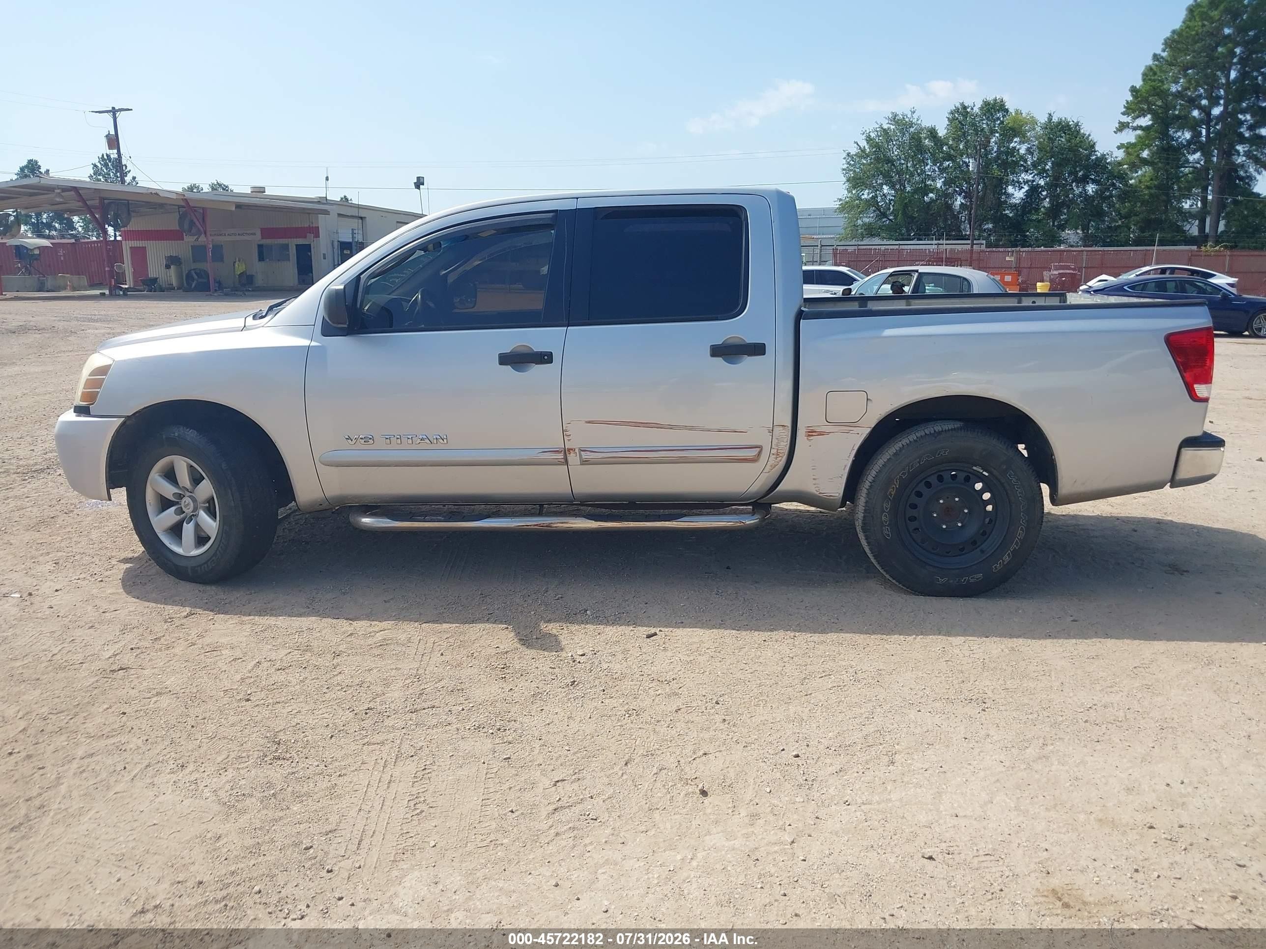 2010 Nissan Titan Se Silver vin: 1N6BA0EK5AN321372
