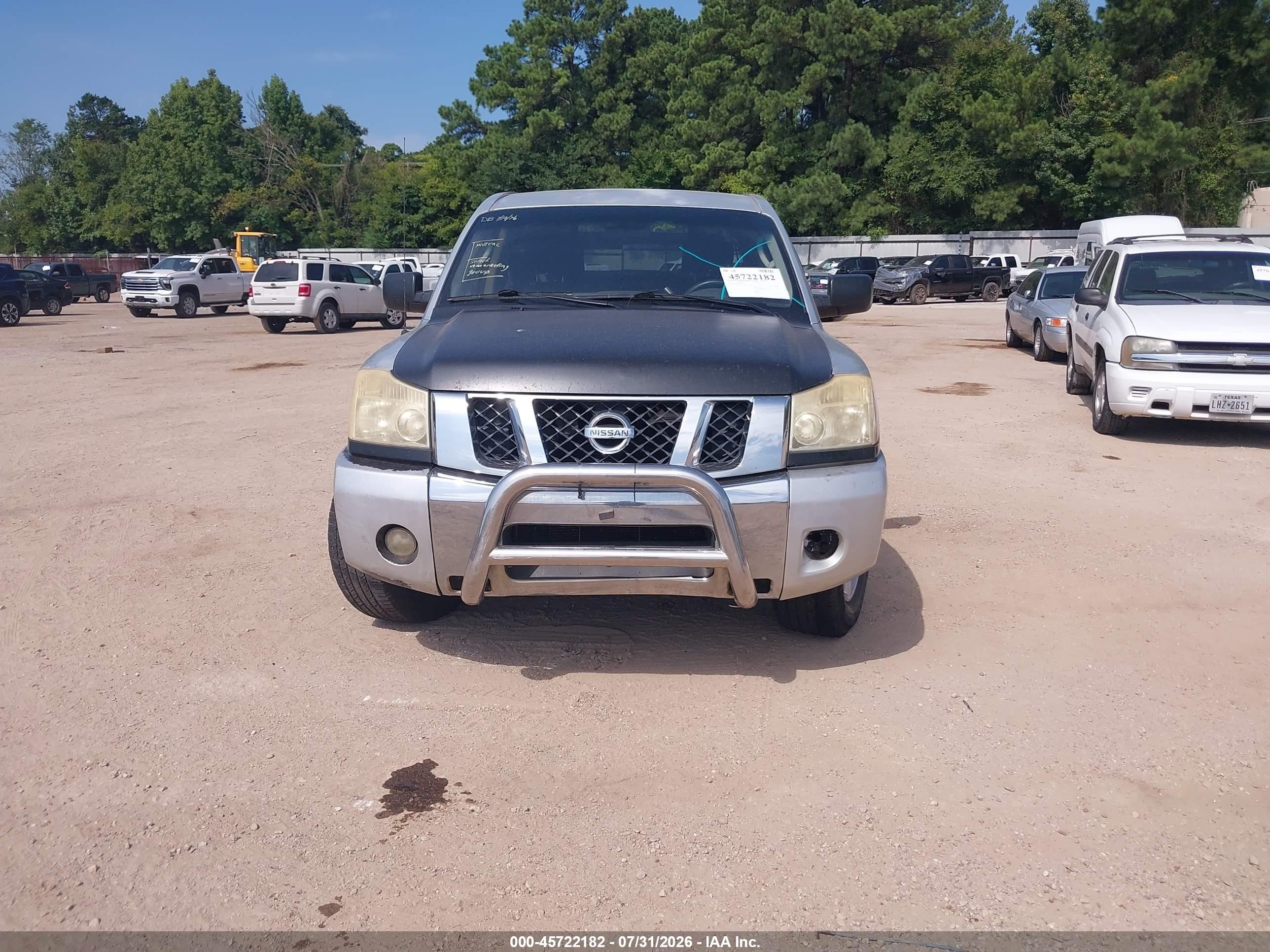 2010 Nissan Titan Se Silver vin: 1N6BA0EK5AN321372