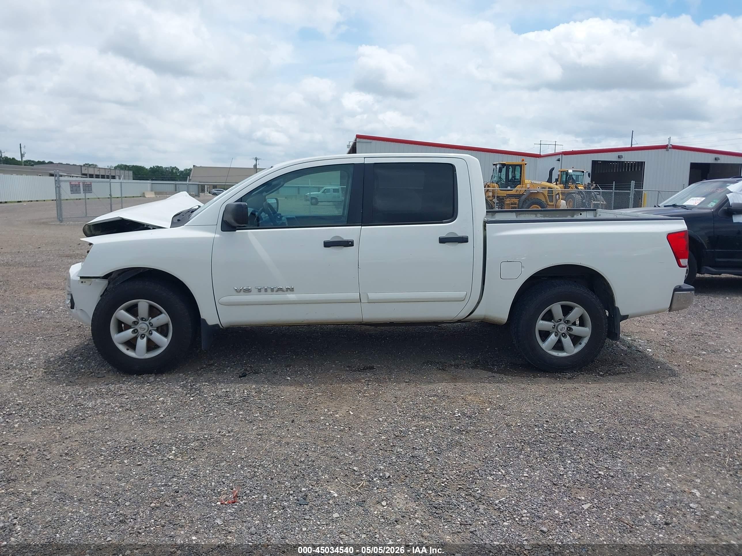 2010 Nissan Titan Se Белый vin: 1N6BA0EK6AN305472