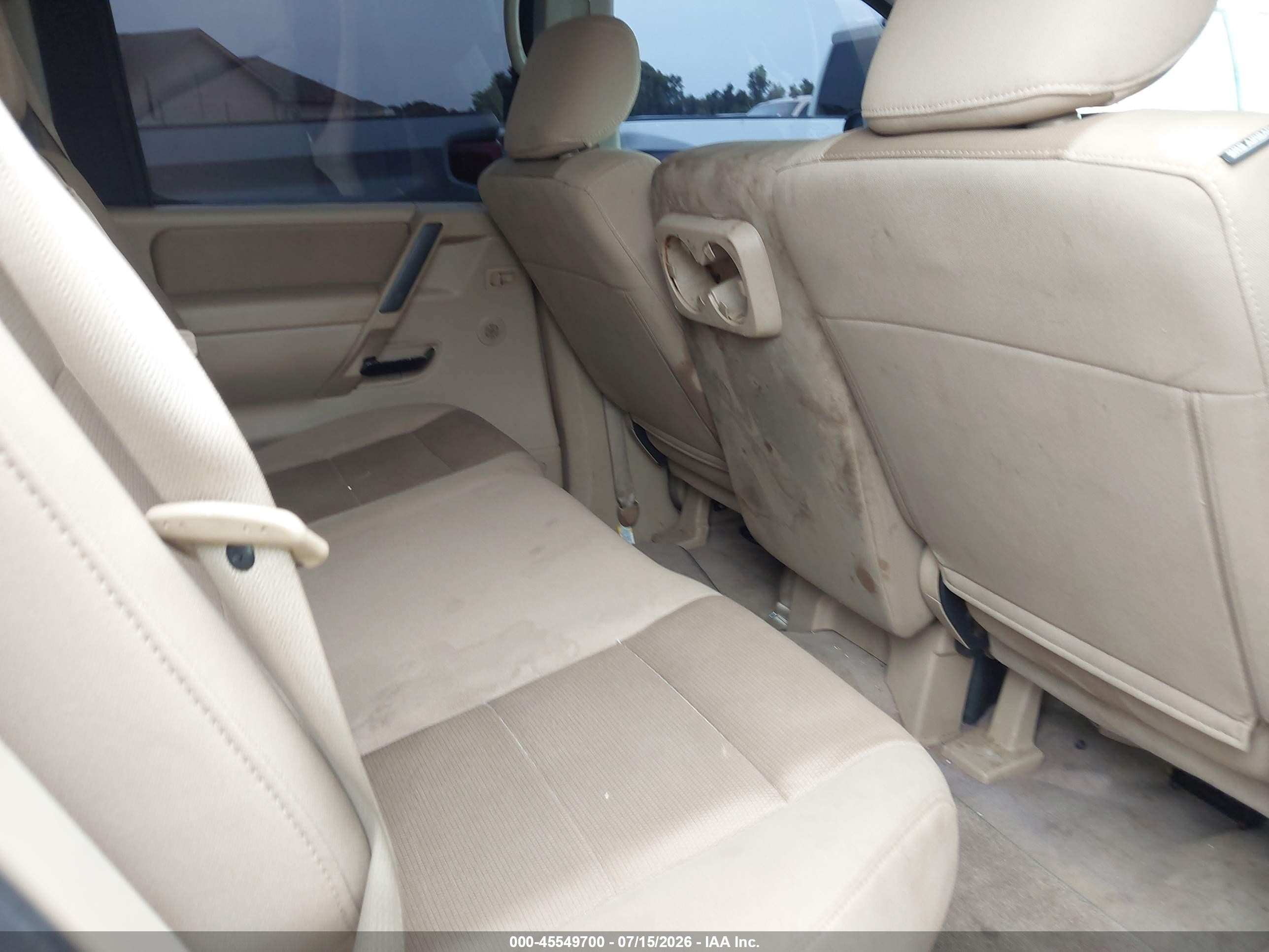 2011 Nissan Titan S Красный vin: 1N6BA0EK6BN321933