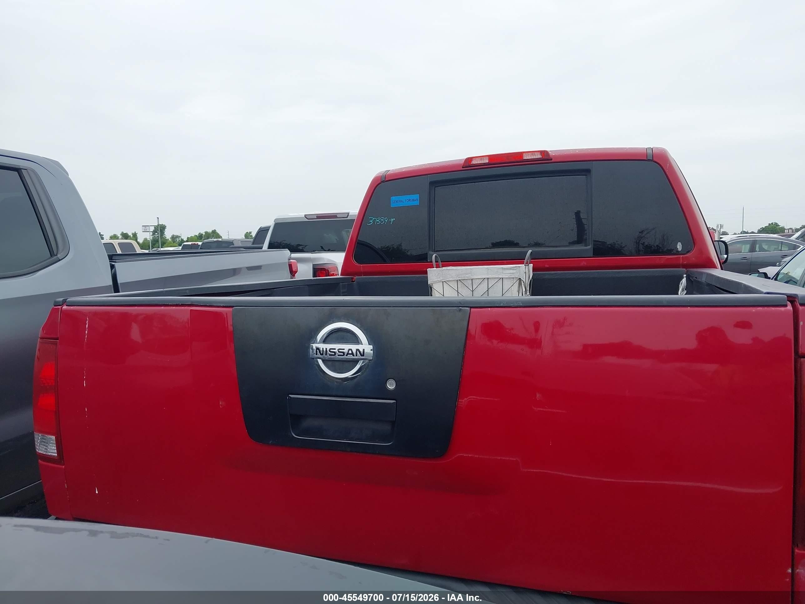 2011 Nissan Titan S Красный vin: 1N6BA0EK6BN321933