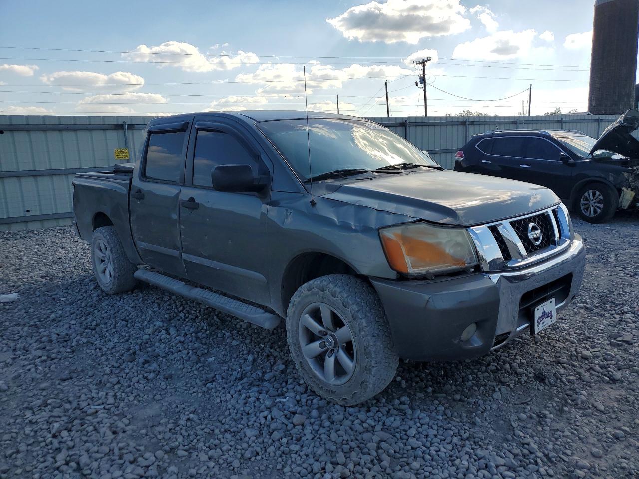 2015 Nissan Titan Sv Silver vin: 1N6BA0EK6FN504383