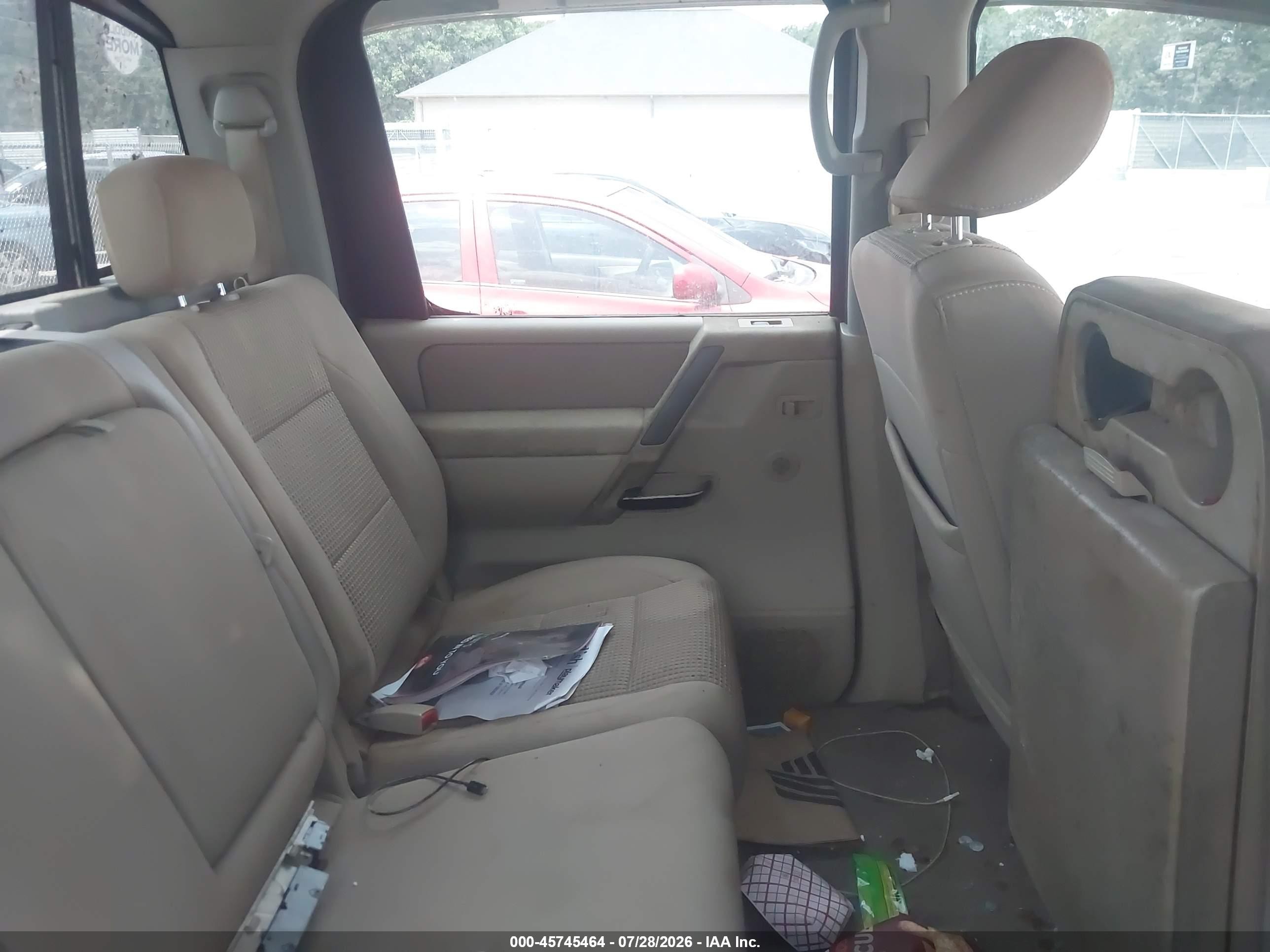 2011 Nissan Titan Sv Красный vin: 1N6BA0EK7BN310584