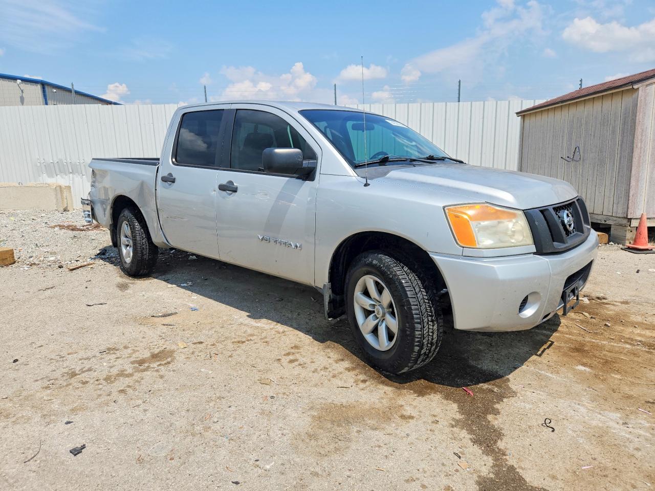 2011 Nissan Titan S Silver vin: 1N6BA0EK8BN311565
