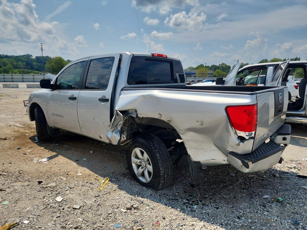 2011 Nissan Titan S Silver vin: 1N6BA0EK8BN311565