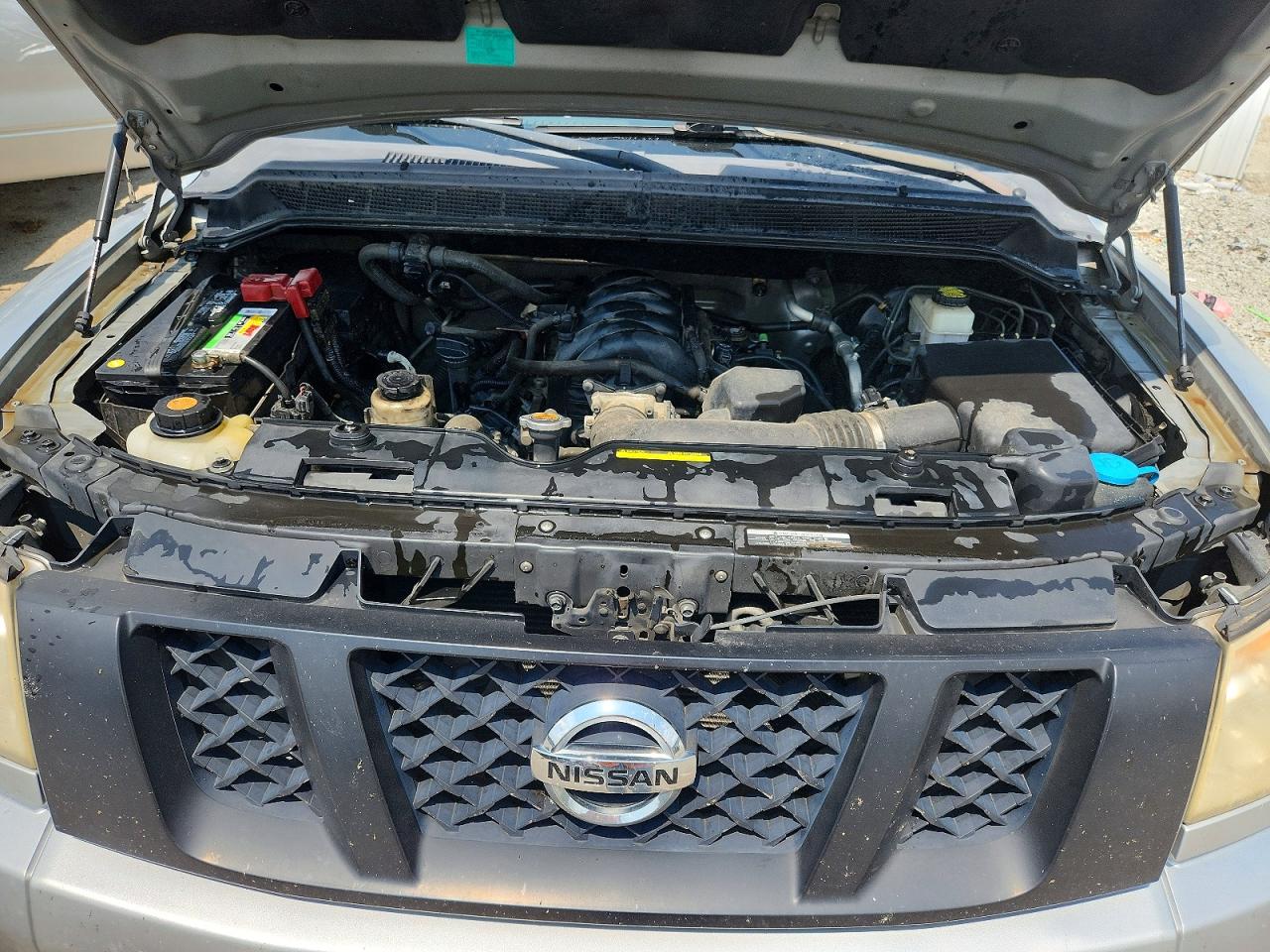 2011 Nissan Titan S Silver vin: 1N6BA0EK8BN311565