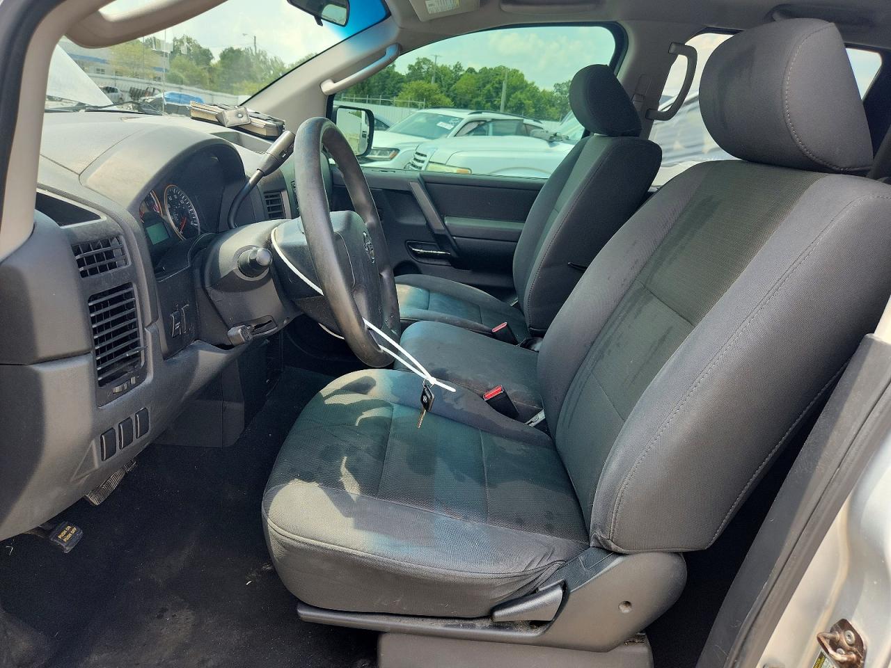 2011 Nissan Titan S Silver vin: 1N6BA0EK8BN311565