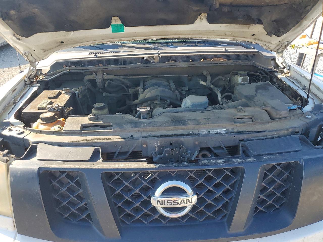 2011 Nissan Titan S White vin: 1N6BA0EK8BN316989