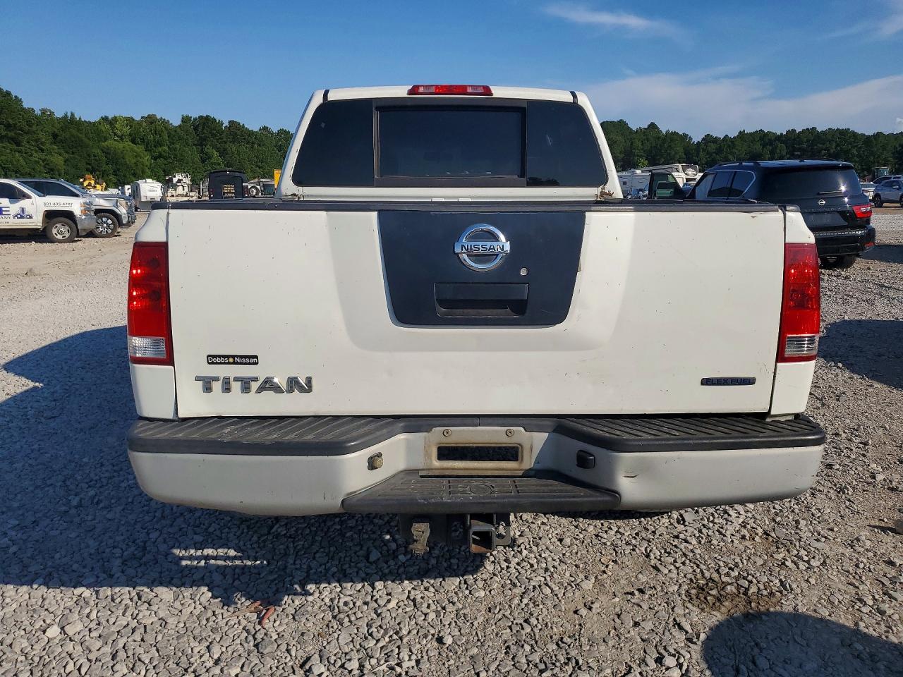 2011 Nissan Titan S White vin: 1N6BA0EK8BN316989