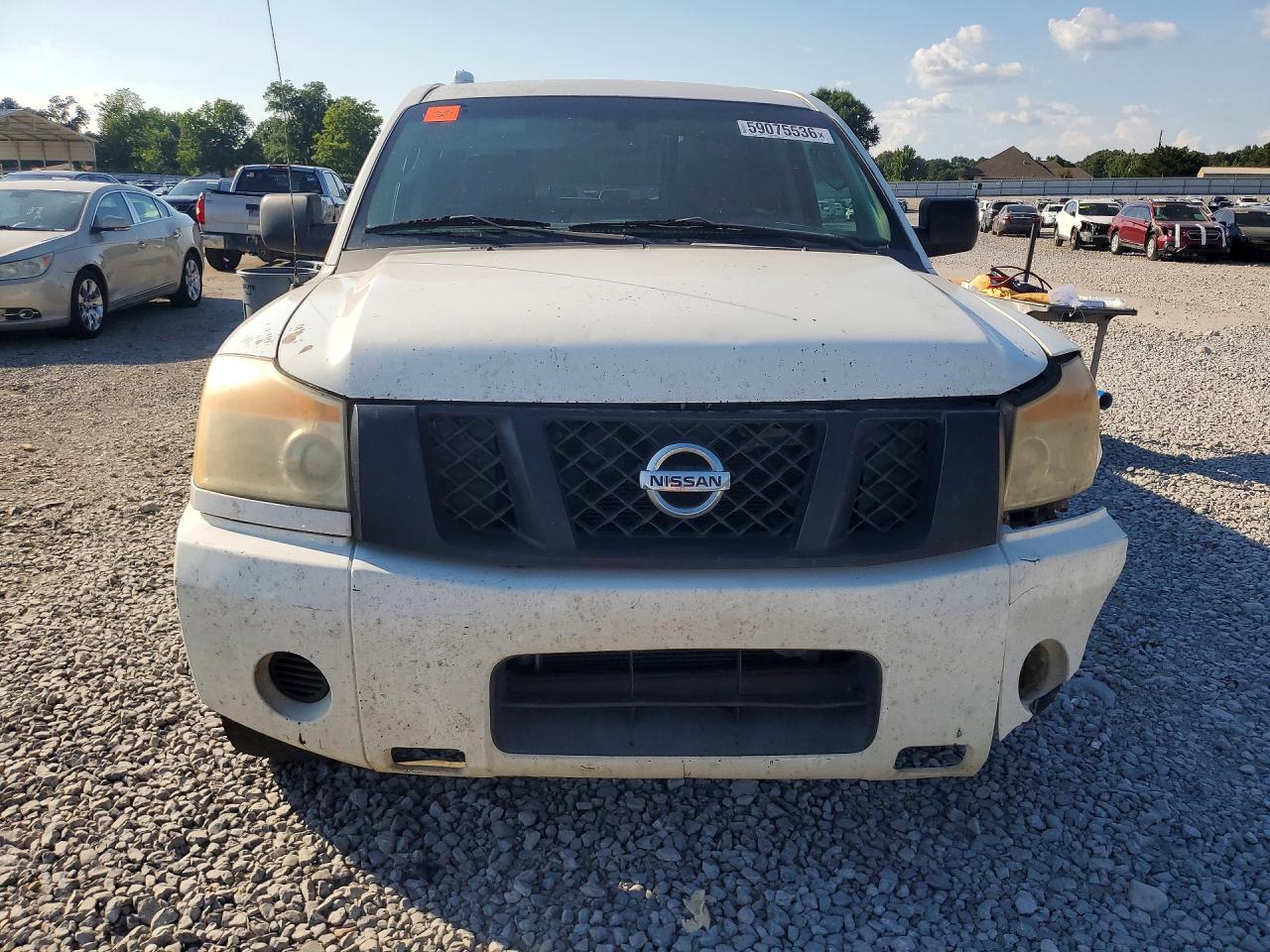 2011 Nissan Titan S White vin: 1N6BA0EK8BN316989