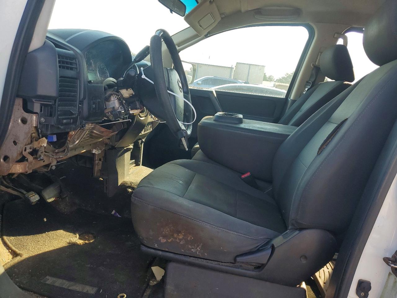 2011 Nissan Titan S White vin: 1N6BA0EK8BN316989