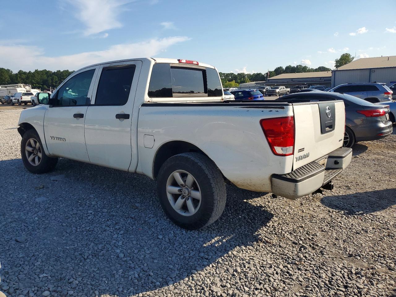 2011 Nissan Titan S White vin: 1N6BA0EK8BN316989
