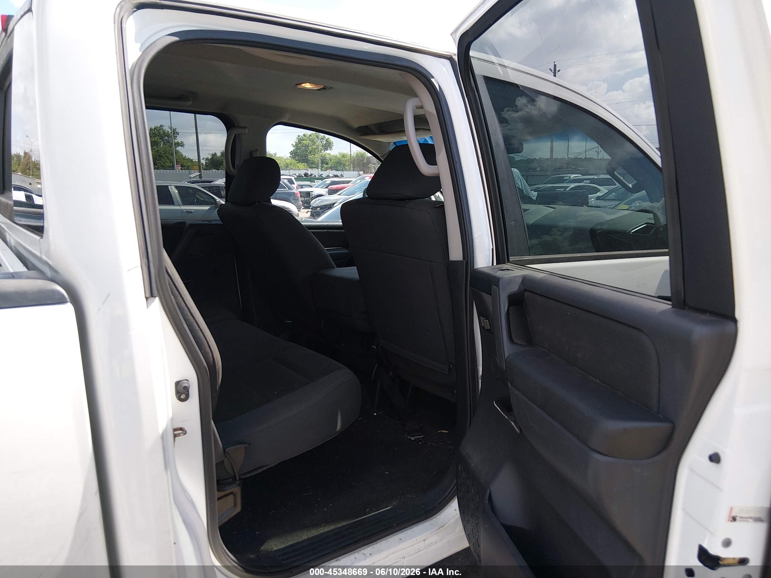 2012 Nissan Titan S White vin: 1N6BA0EKXCN306742