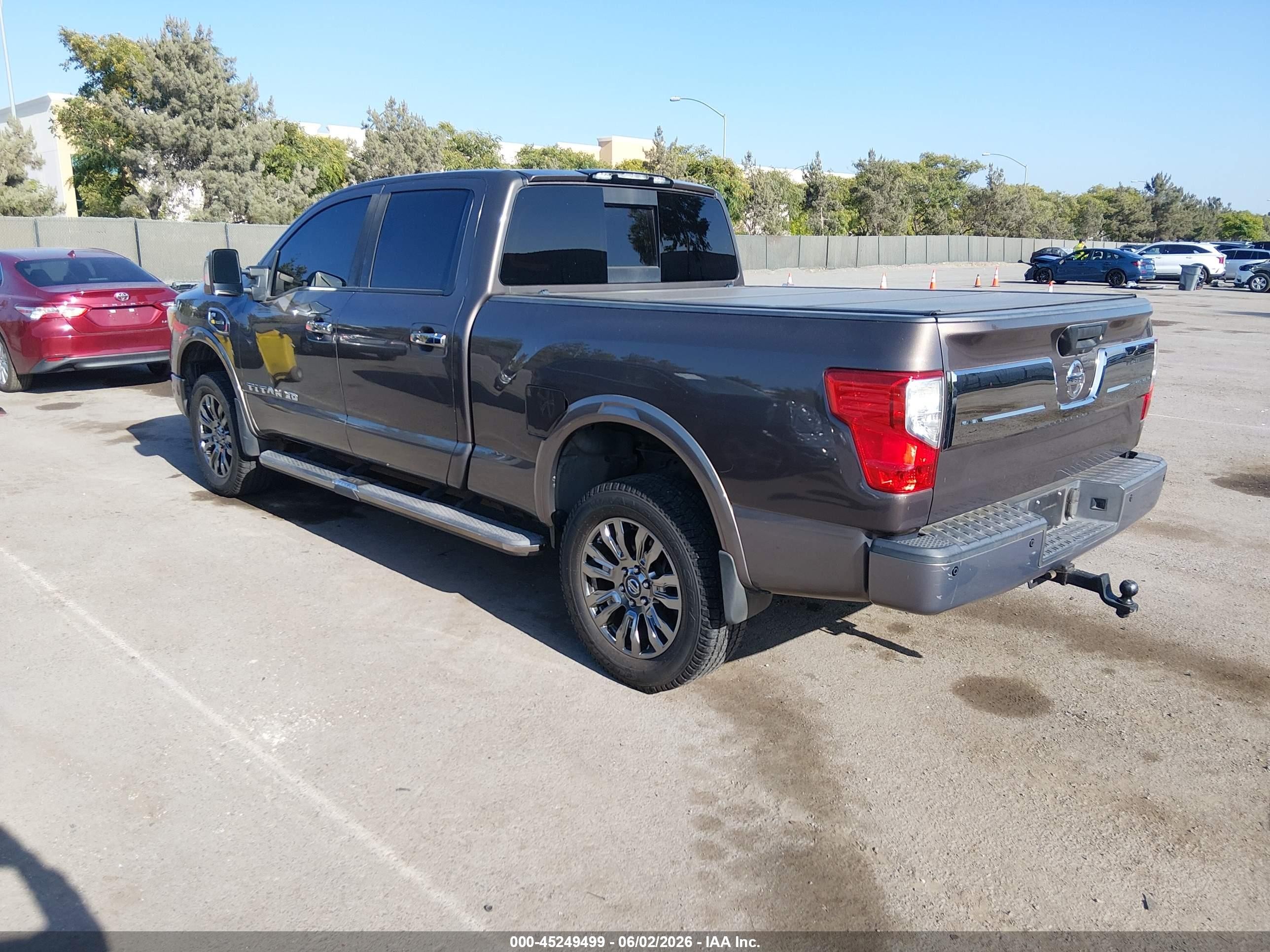 2016 Nissan Titan Xd Platinum Reserve Diesel Коричневый vin: 1N6BA1F29GN508076