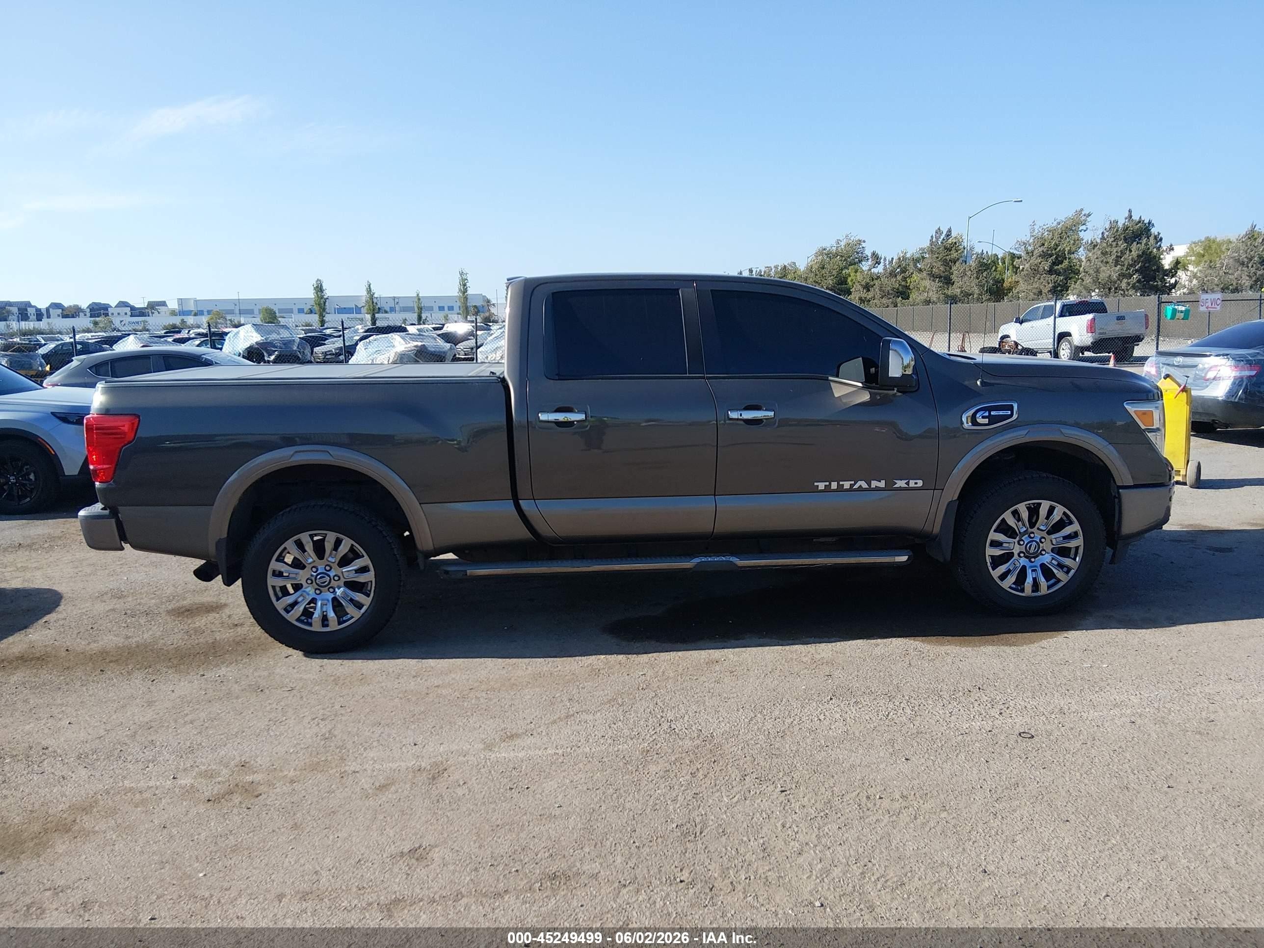 2016 Nissan Titan Xd Platinum Reserve Diesel Коричневый vin: 1N6BA1F29GN508076