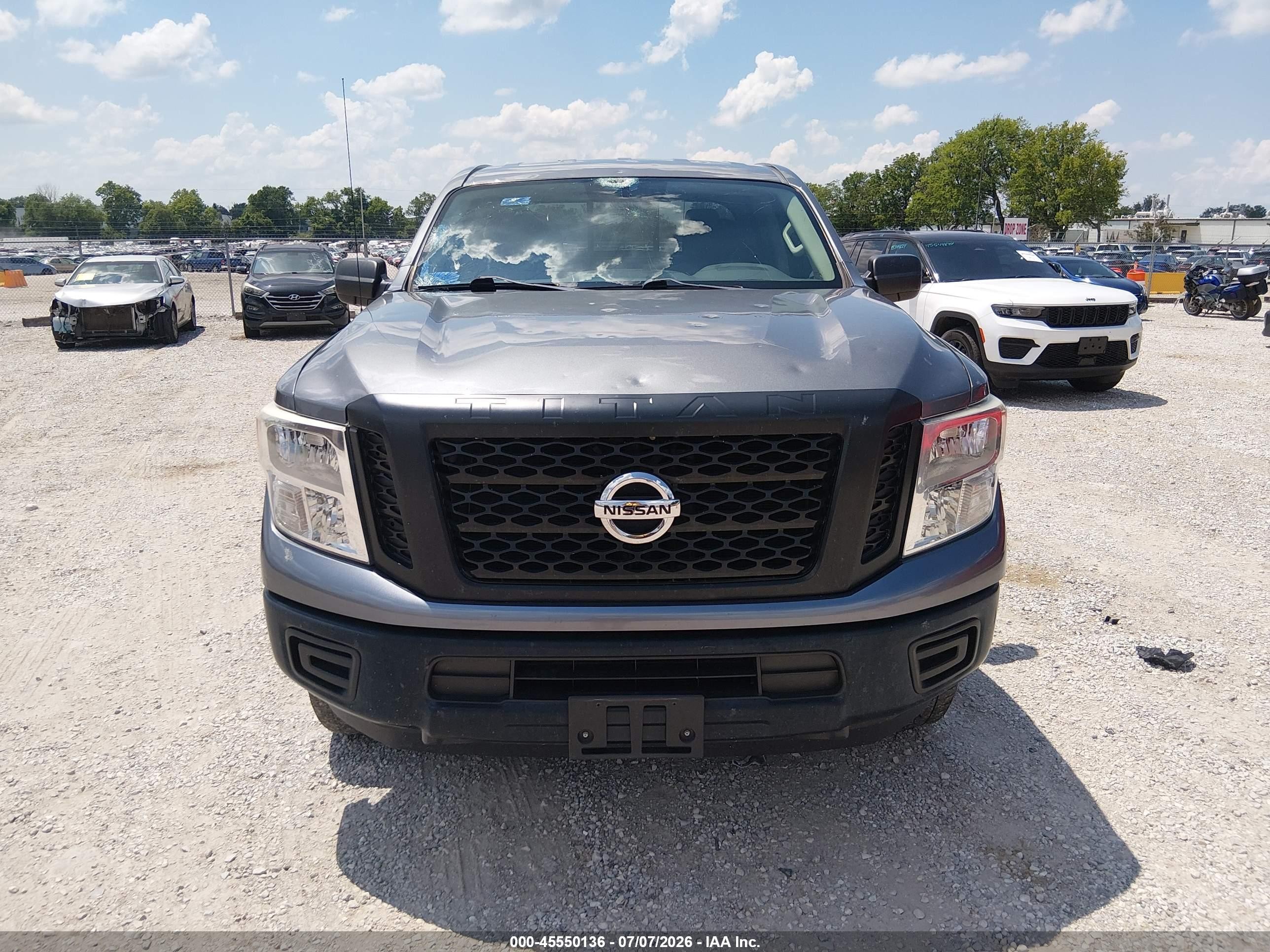 2017 Nissan Titan Xd S Diesel Gray vin: 1N6BA1F32HN561065