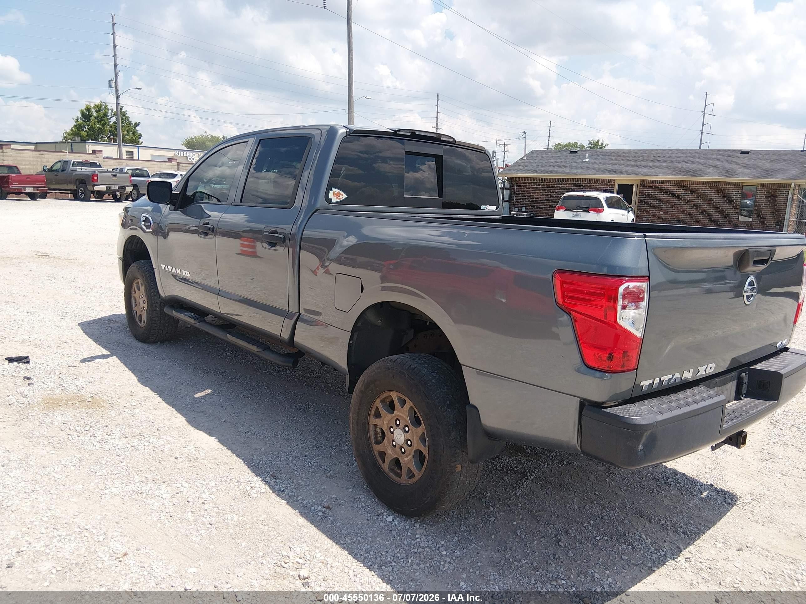 2017 Nissan Titan Xd S Diesel Gray vin: 1N6BA1F32HN561065