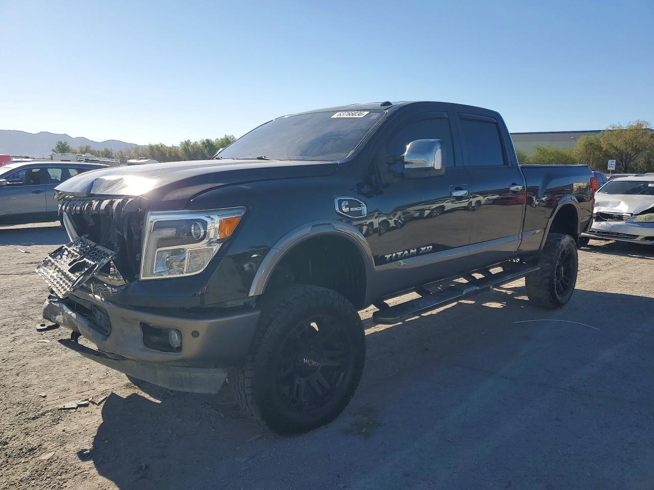 2016 Nissan Titan Xd Platinum Reserve Черный vin: 1N6BA1F40GN508890