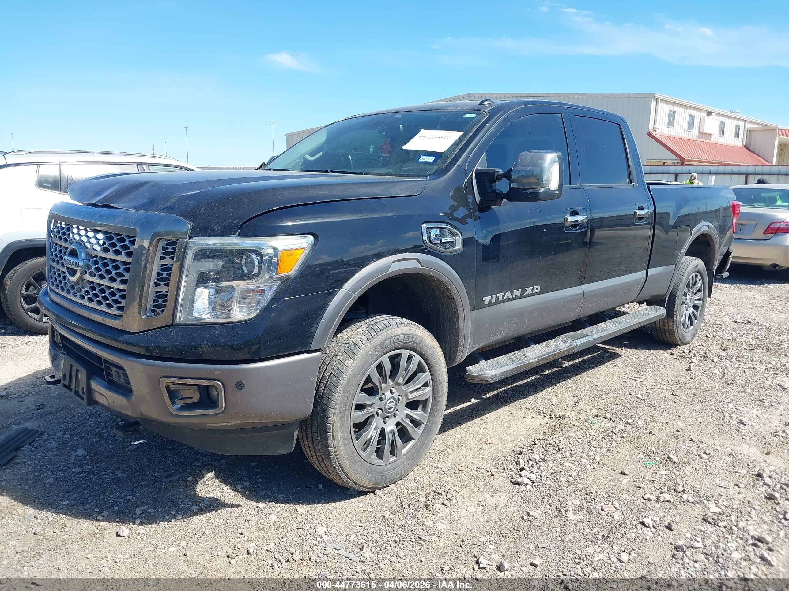 2018 Nissan Titan Xd Platinum Reserve Diesel Black vin: 1N6BA1F46JN539018