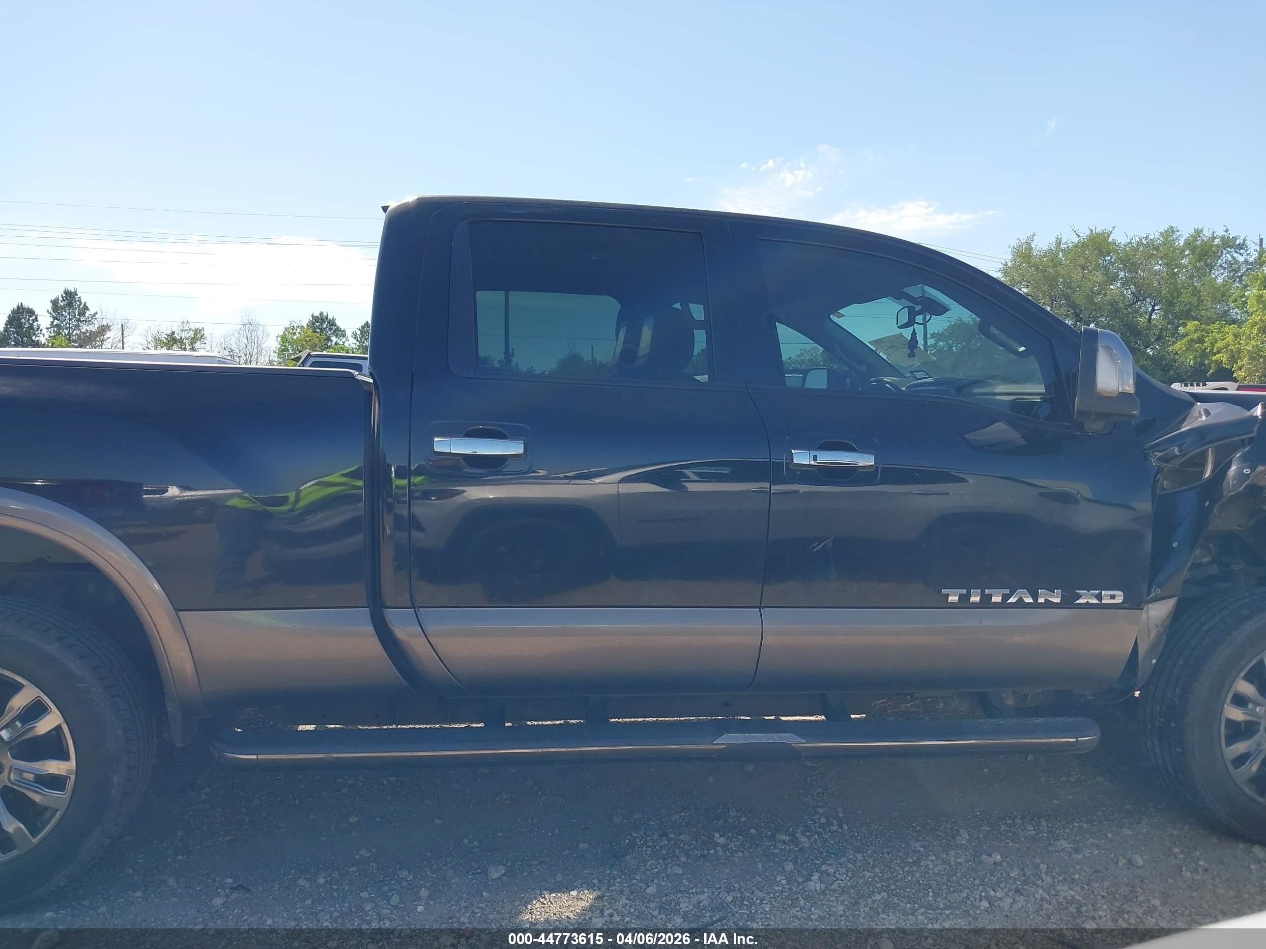 2018 Nissan Titan Xd Platinum Reserve Diesel Black vin: 1N6BA1F46JN539018