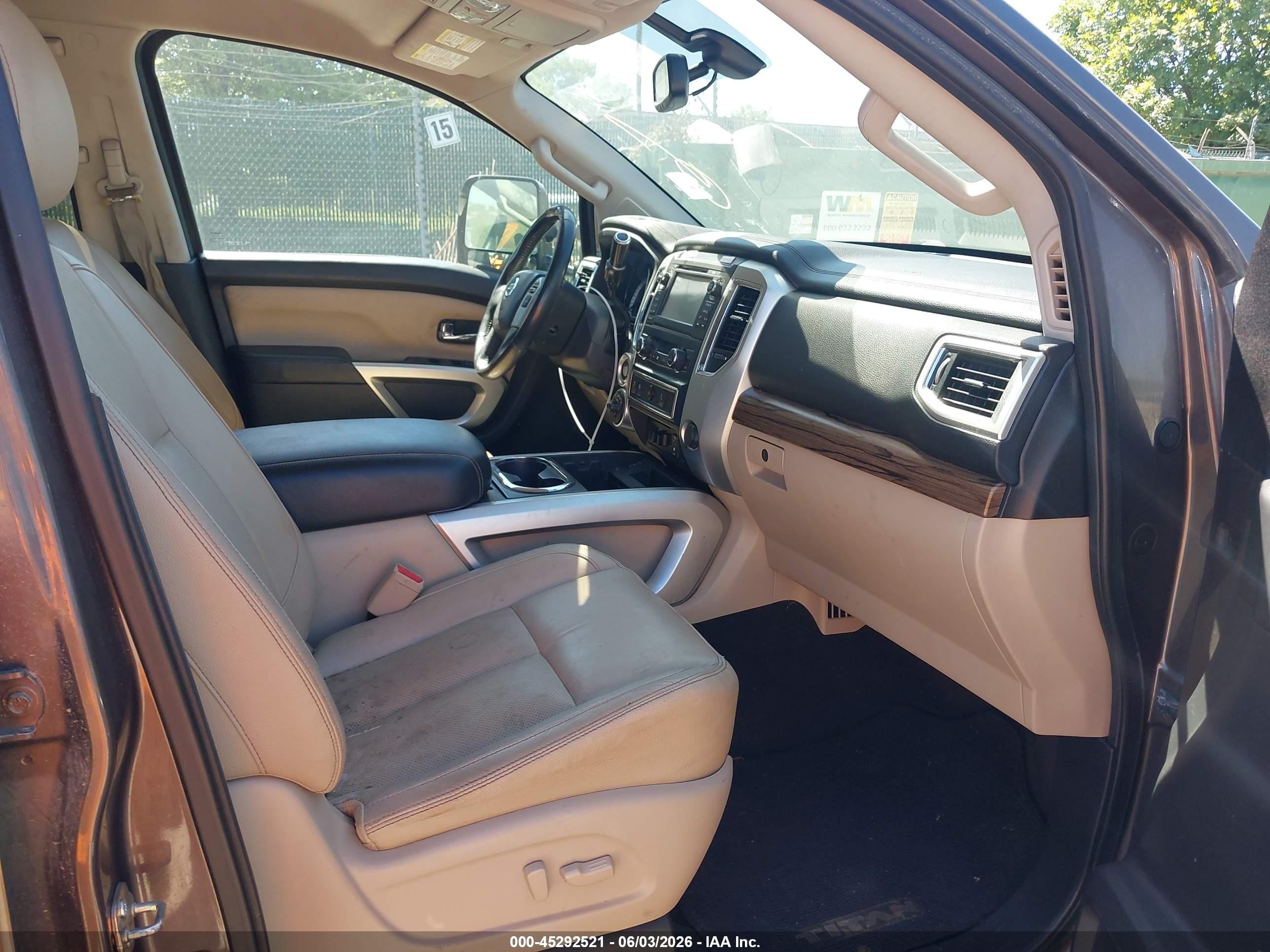 2016 Nissan Titan Xd Sl Diesel Gray vin: 1N6BA1F47GN514606
