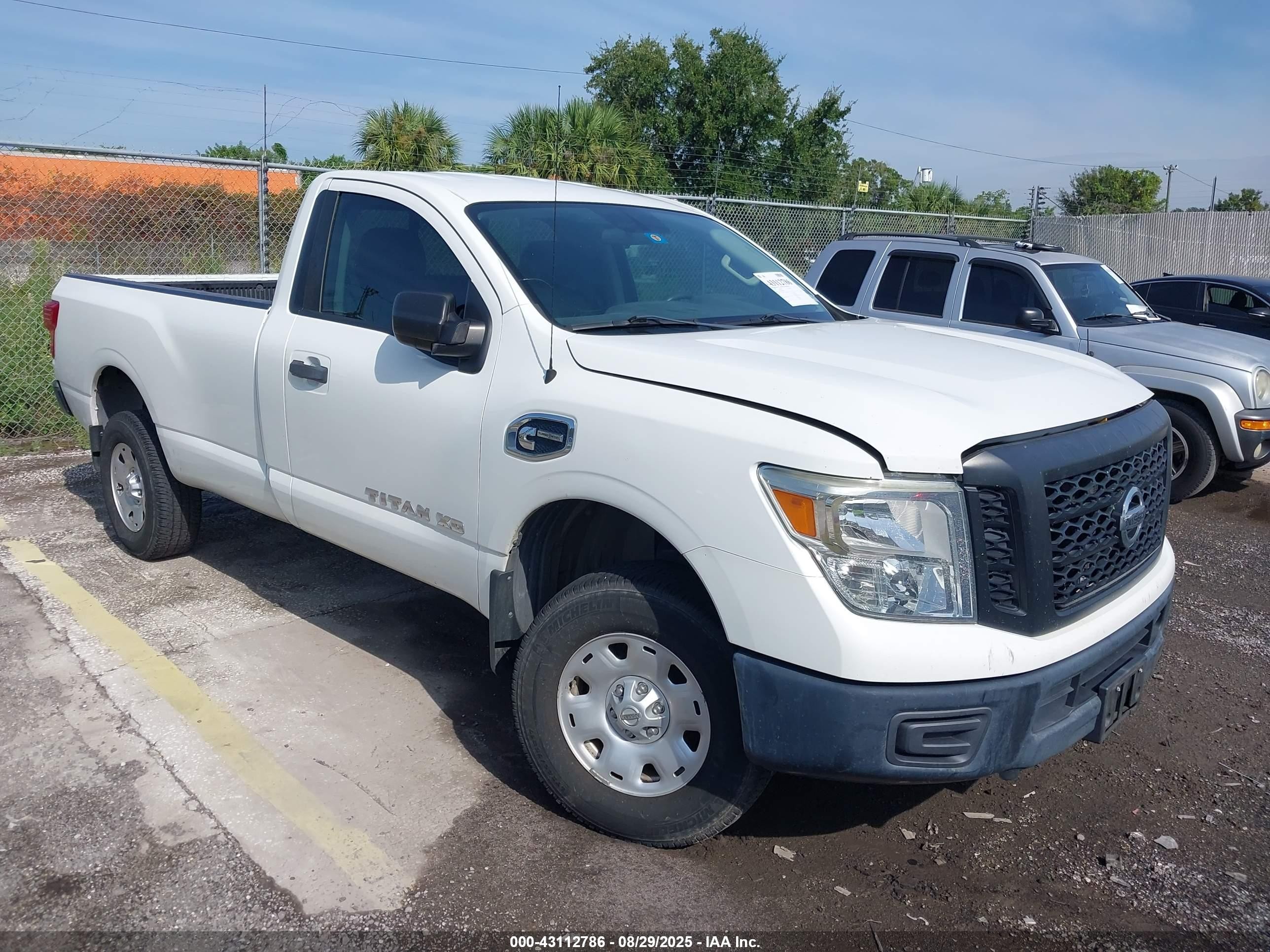2017 Nissan Titan Xd S White vin: 1N6BA1R92HN518569