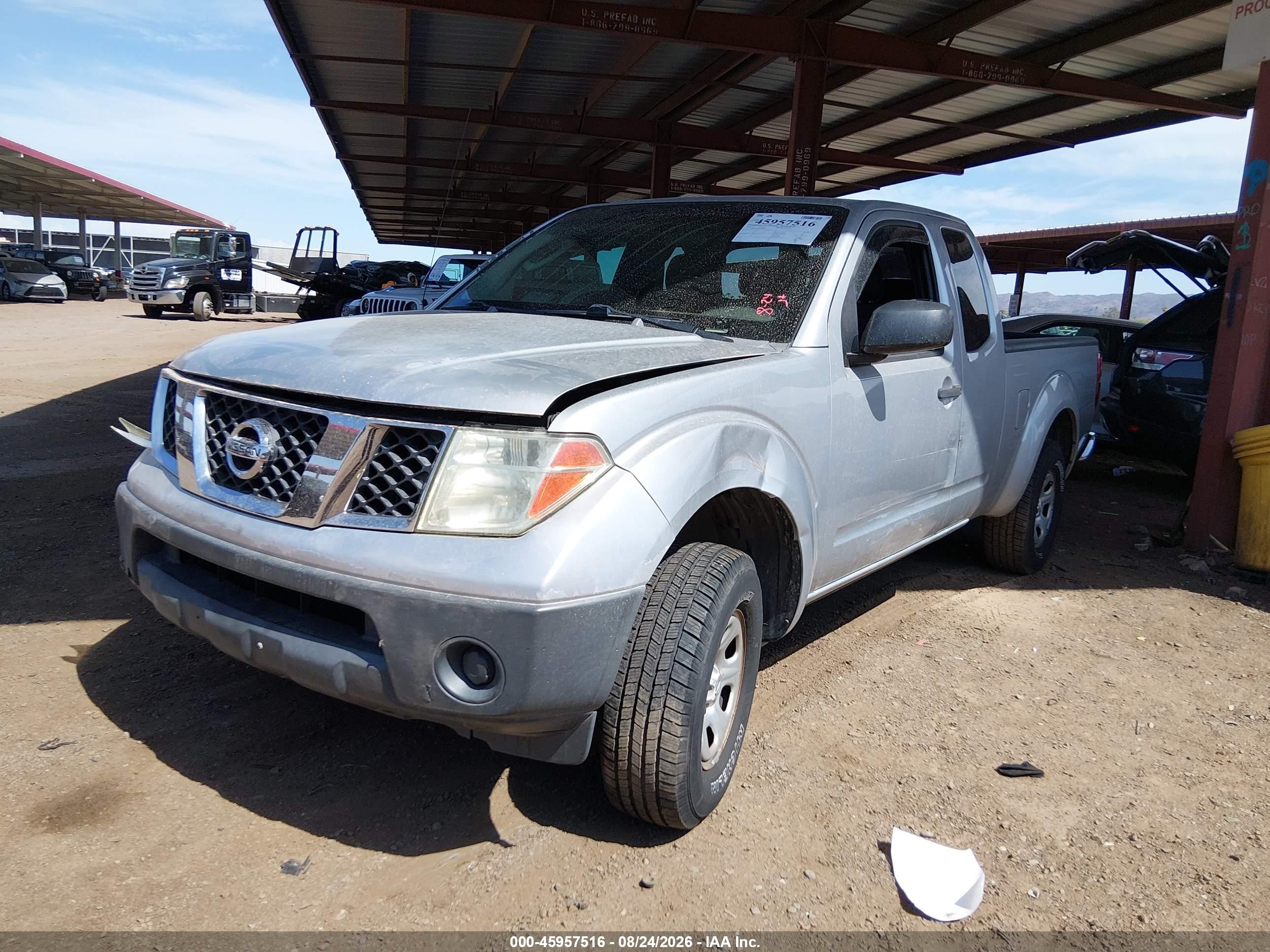 2005 Nissan Frontier Xe Серебряный vin: 1N6BD06T05C428605