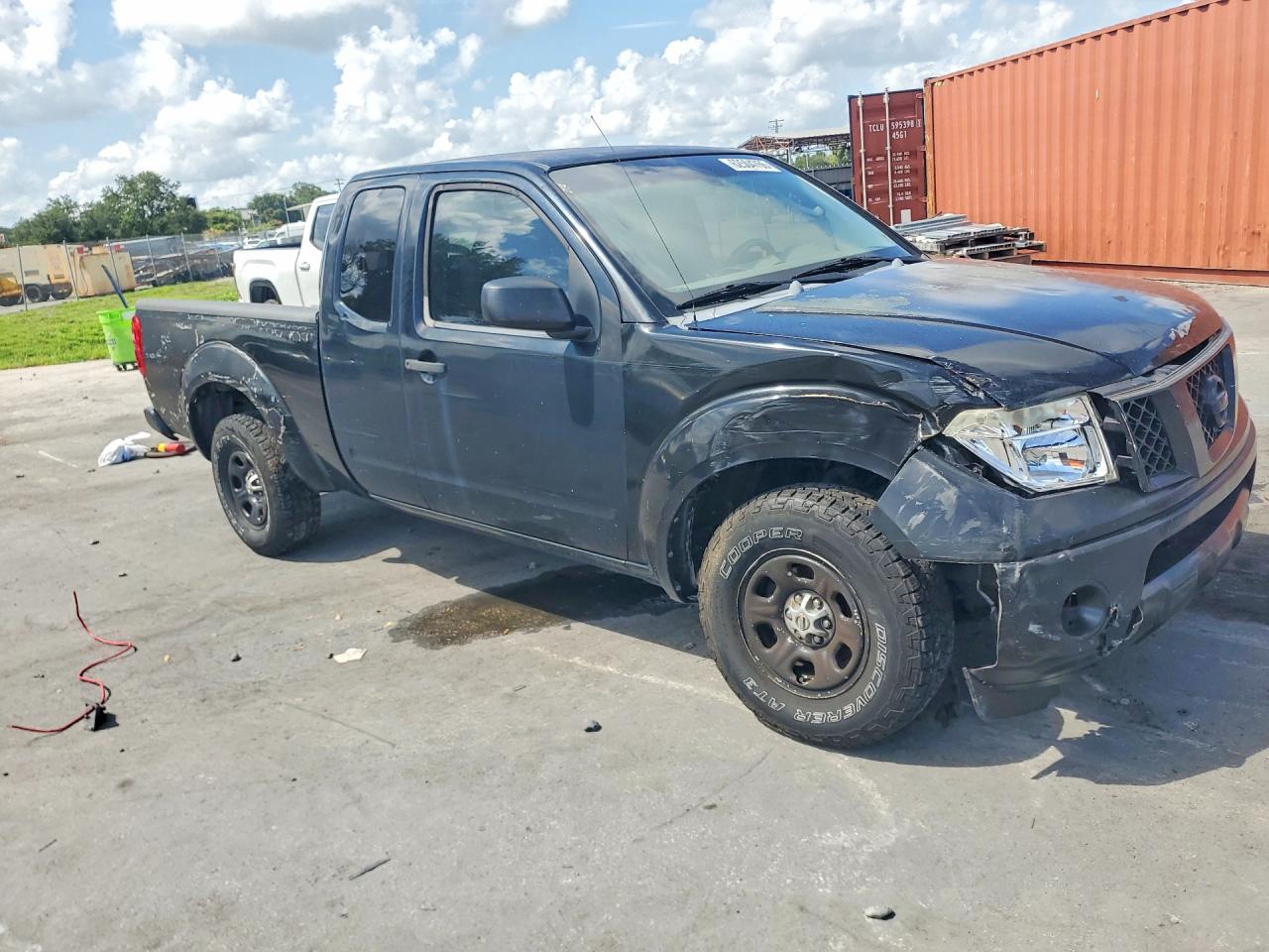 2005 Nissan Frontier Xe Black vin: 1N6BD06T05C442665