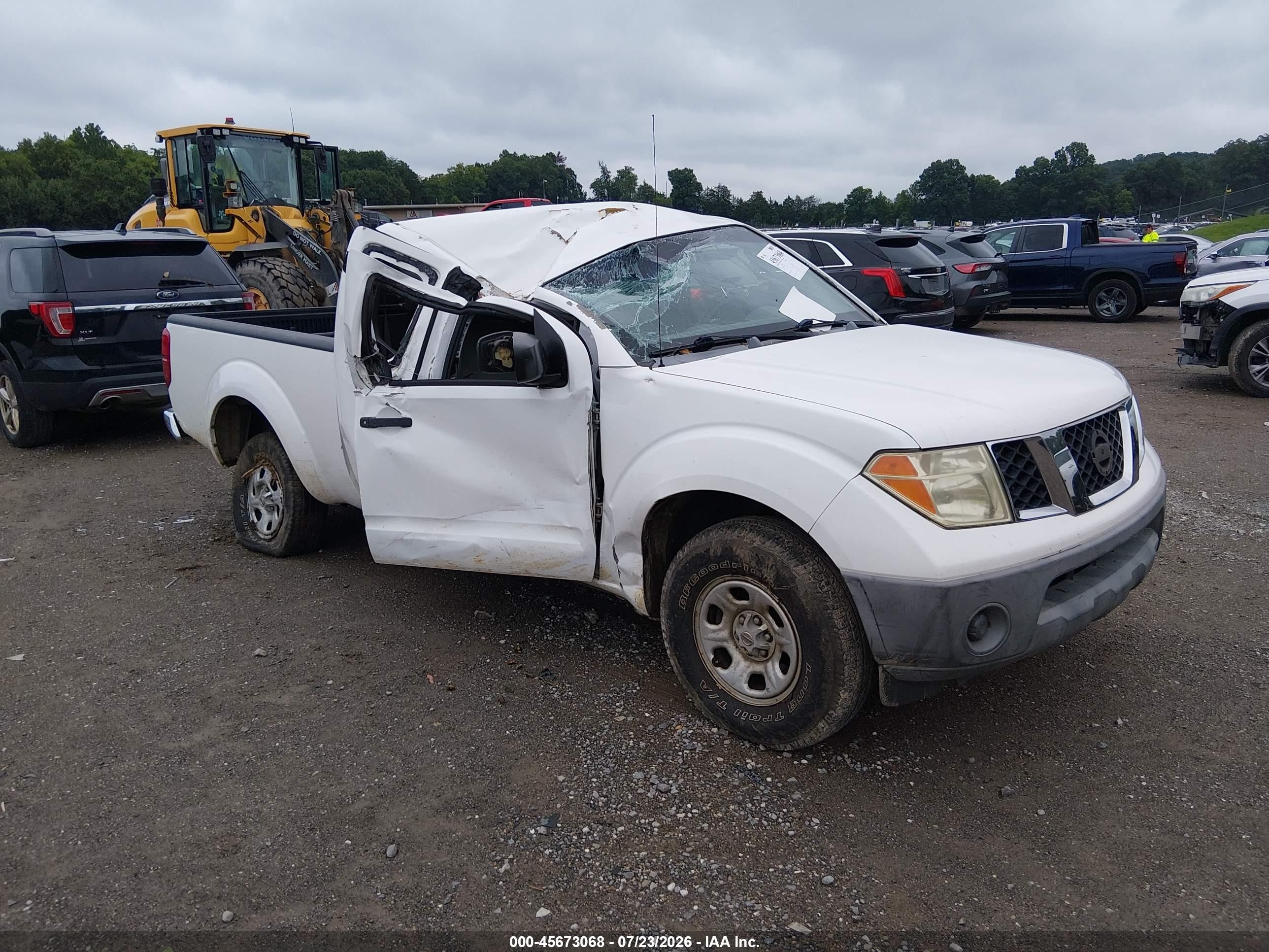 2006 Nissan Frontier Xe Белый vin: 1N6BD06T06C448726