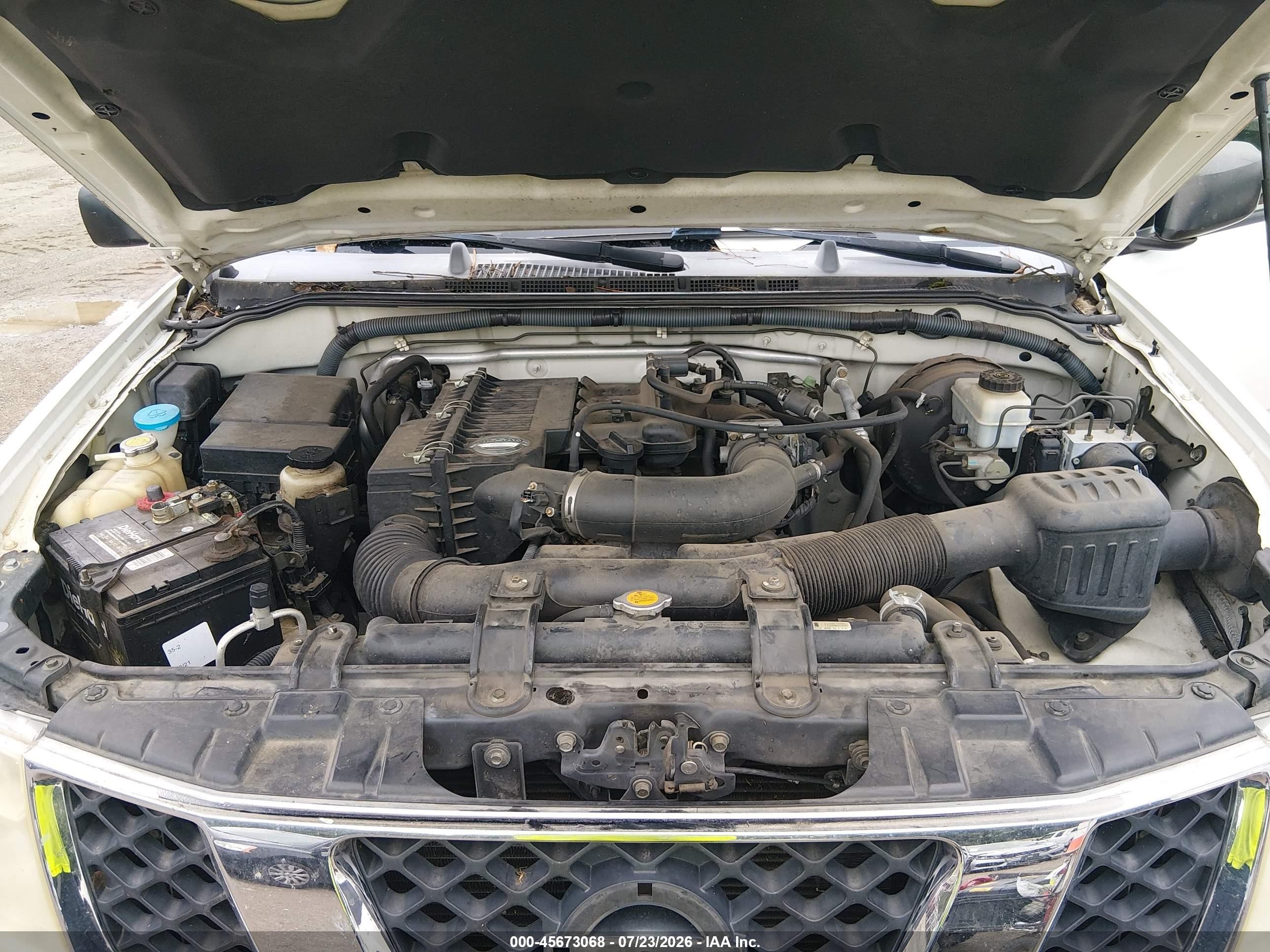2006 Nissan Frontier Xe Белый vin: 1N6BD06T06C448726