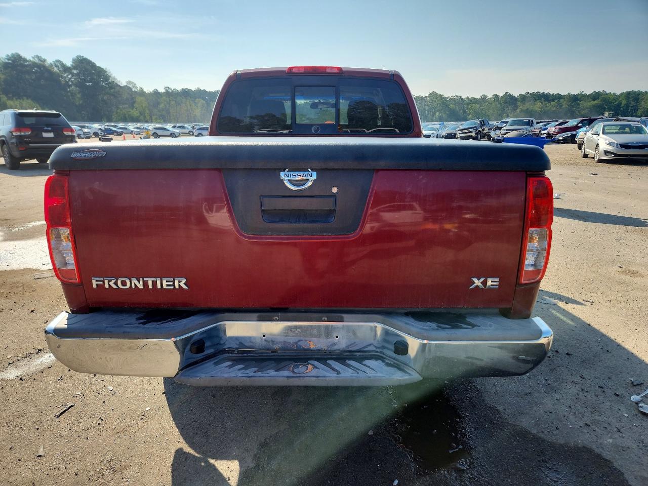 2007 Nissan Frontier King Cab Xe Burgundy vin: 1N6BD06T07C449246