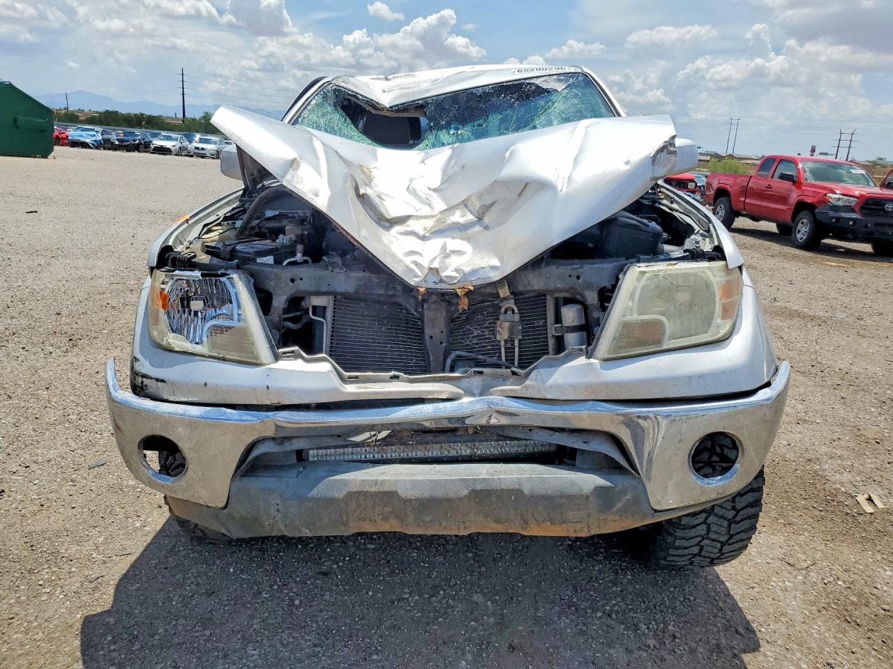 2009 Nissan Frontier Xe Silver vin: 1N6BD06T09C401040