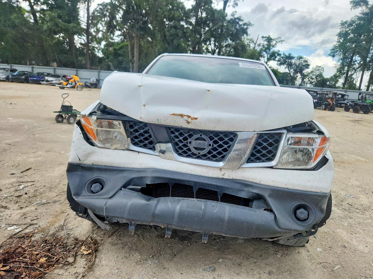2005 Nissan Frontier King Cab Xe White vin: 1N6BD06T15C455215