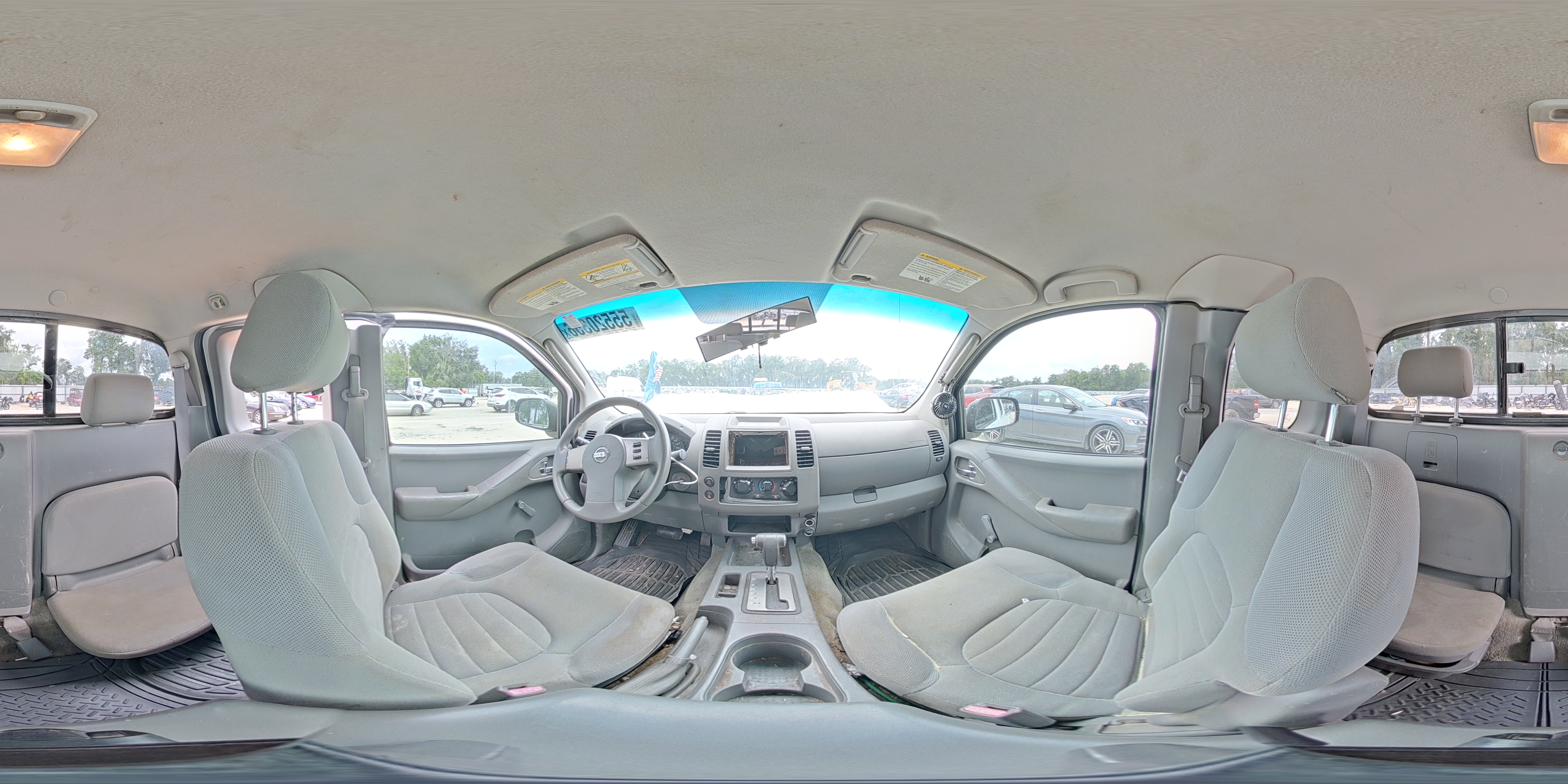 2005 Nissan Frontier King Cab Xe White vin: 1N6BD06T15C455215