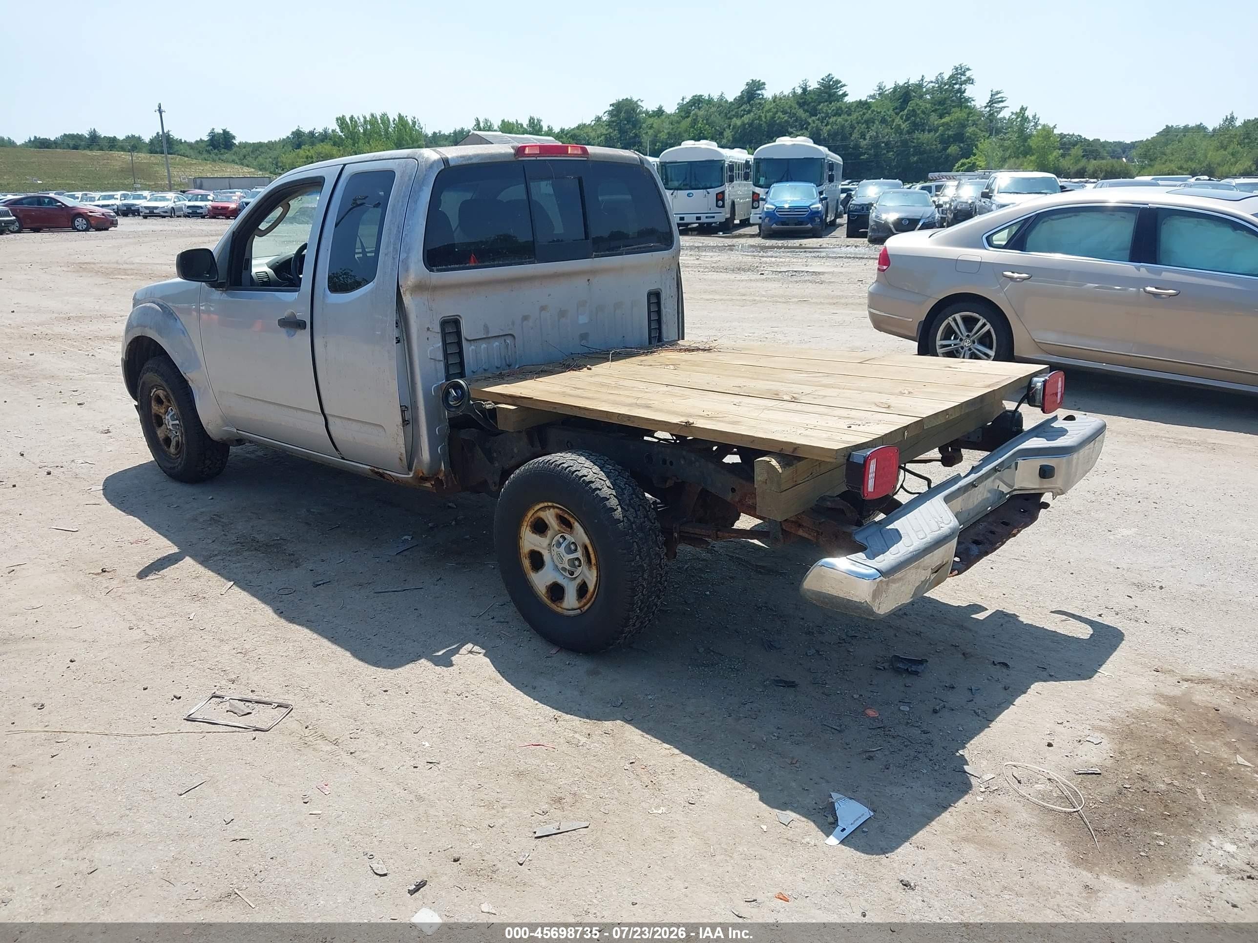 2007 Nissan Frontier Xe Серебряный vin: 1N6BD06T17C419544
