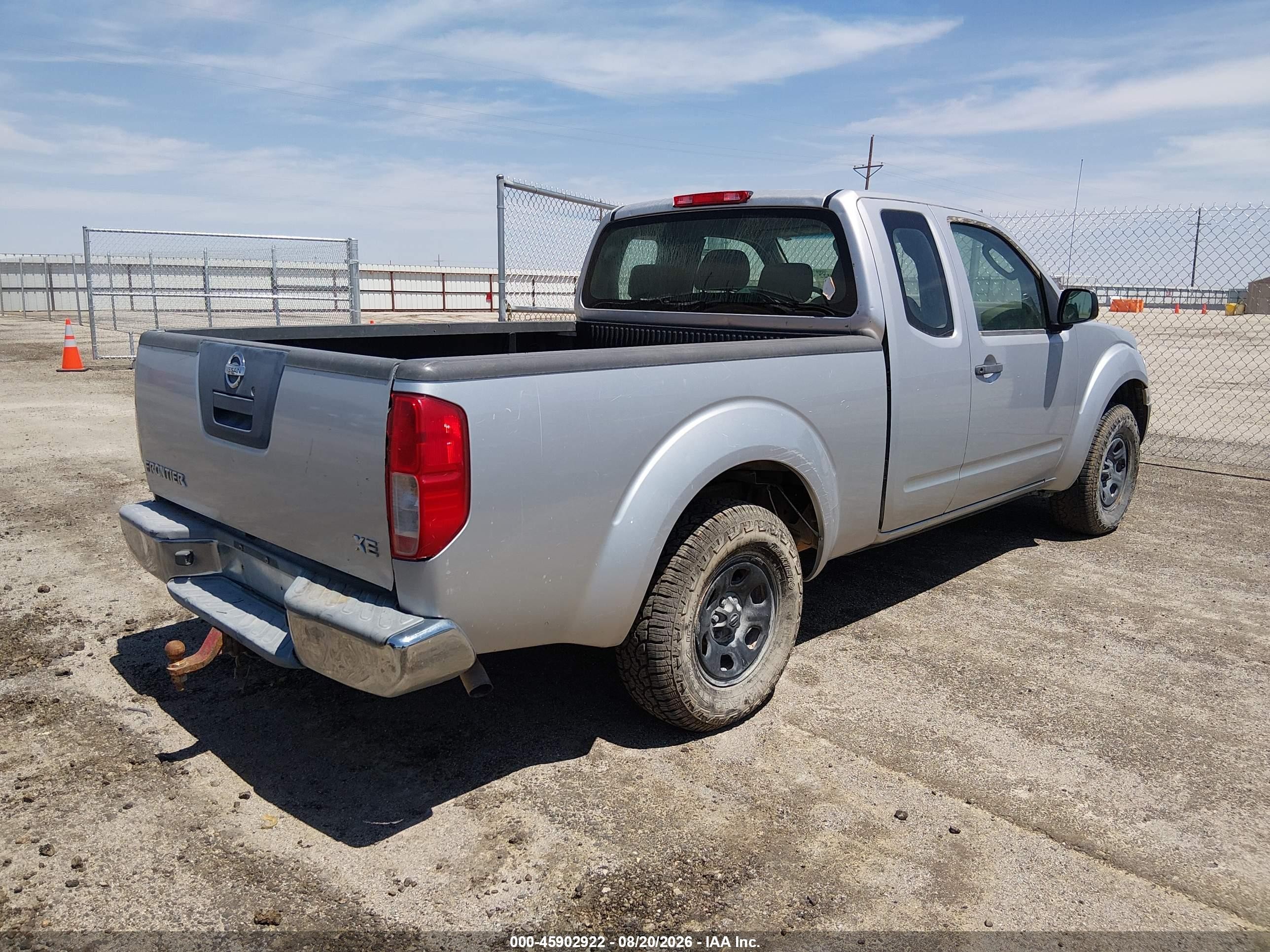 2008 Nissan Frontier Xe Silver vin: 1N6BD06T18C416323