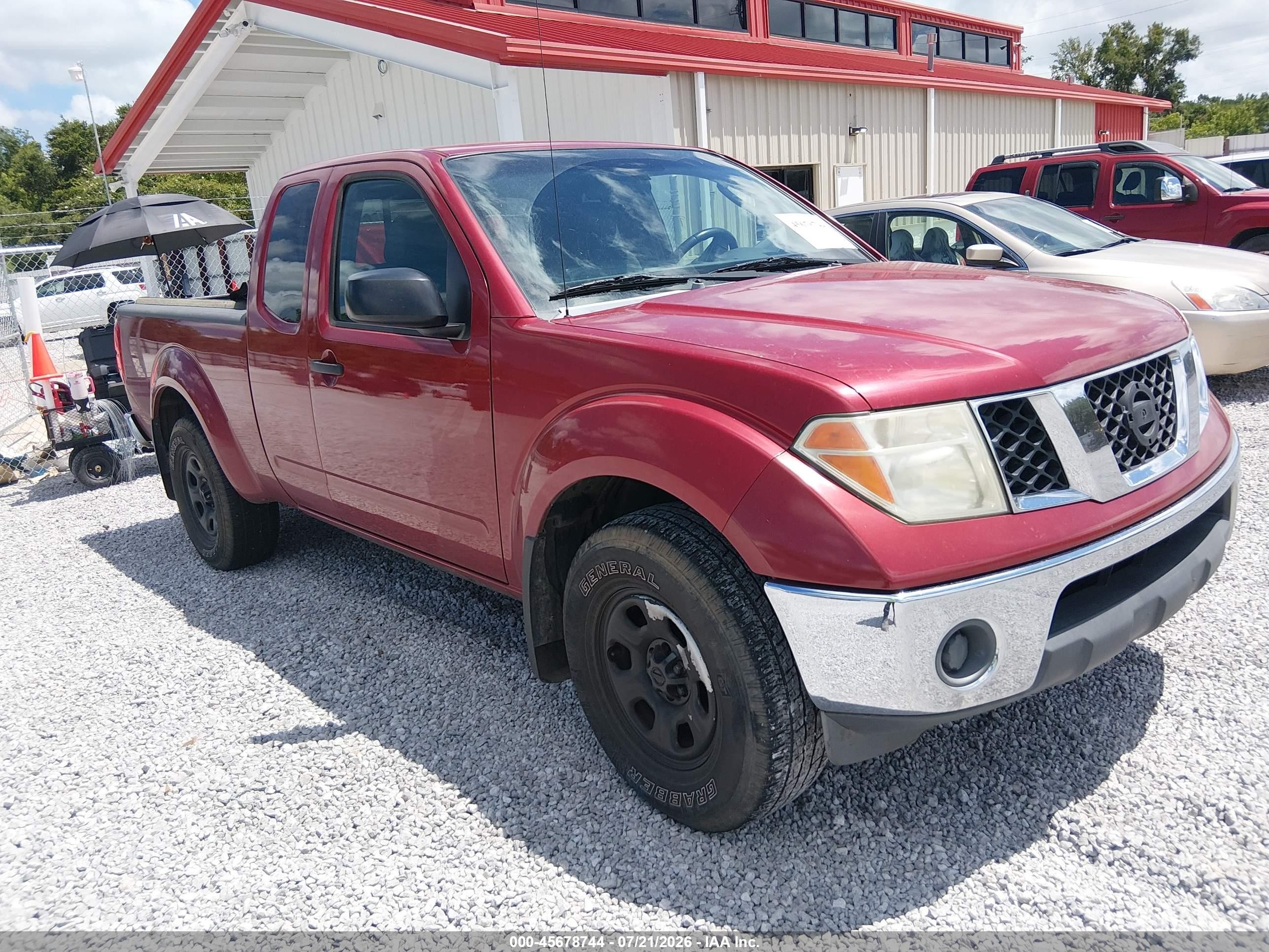 2008 Nissan Frontier Se-i4 Красный vin: 1N6BD06T18C421473