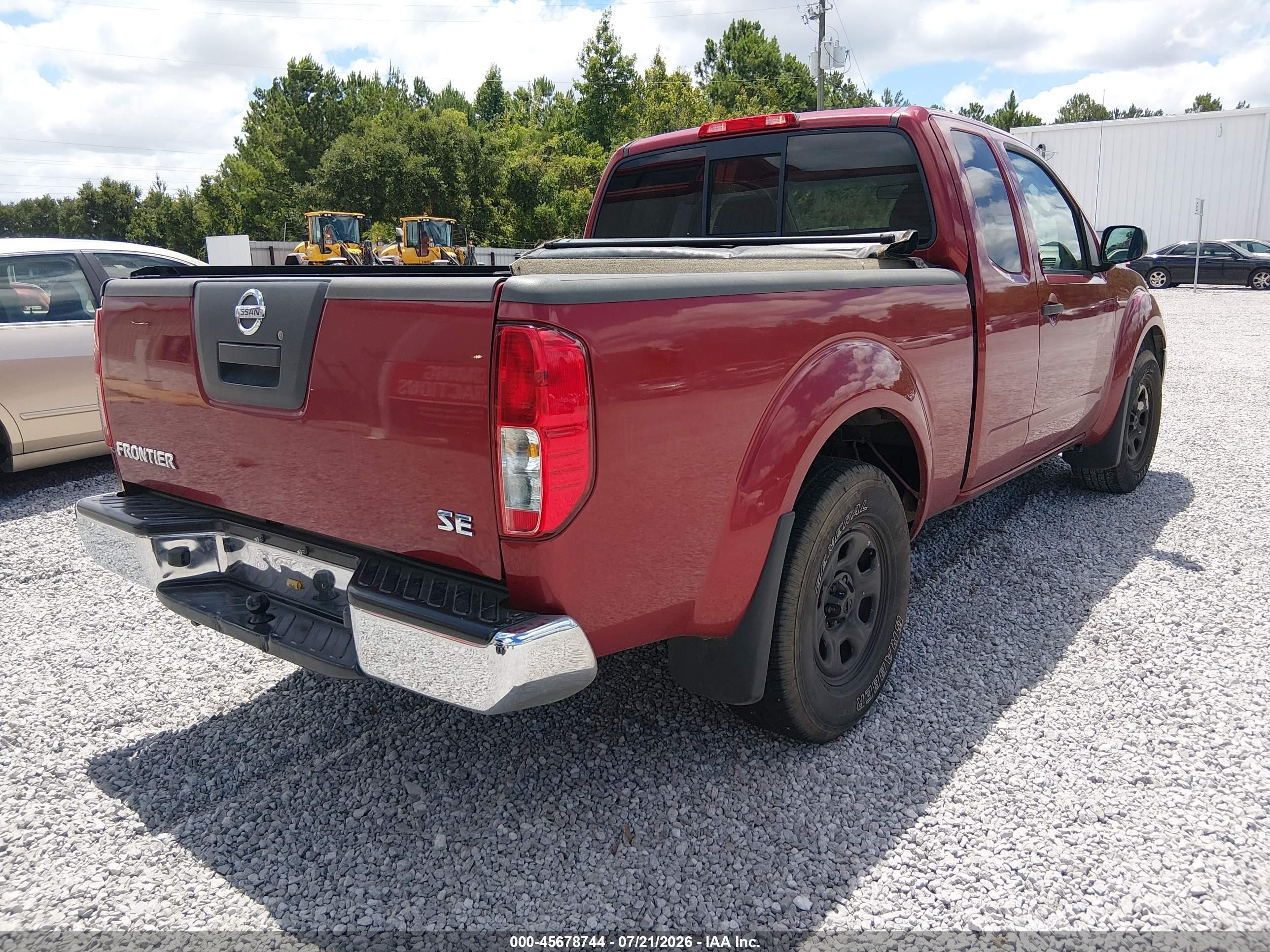 2008 Nissan Frontier Se-i4 Красный vin: 1N6BD06T18C421473