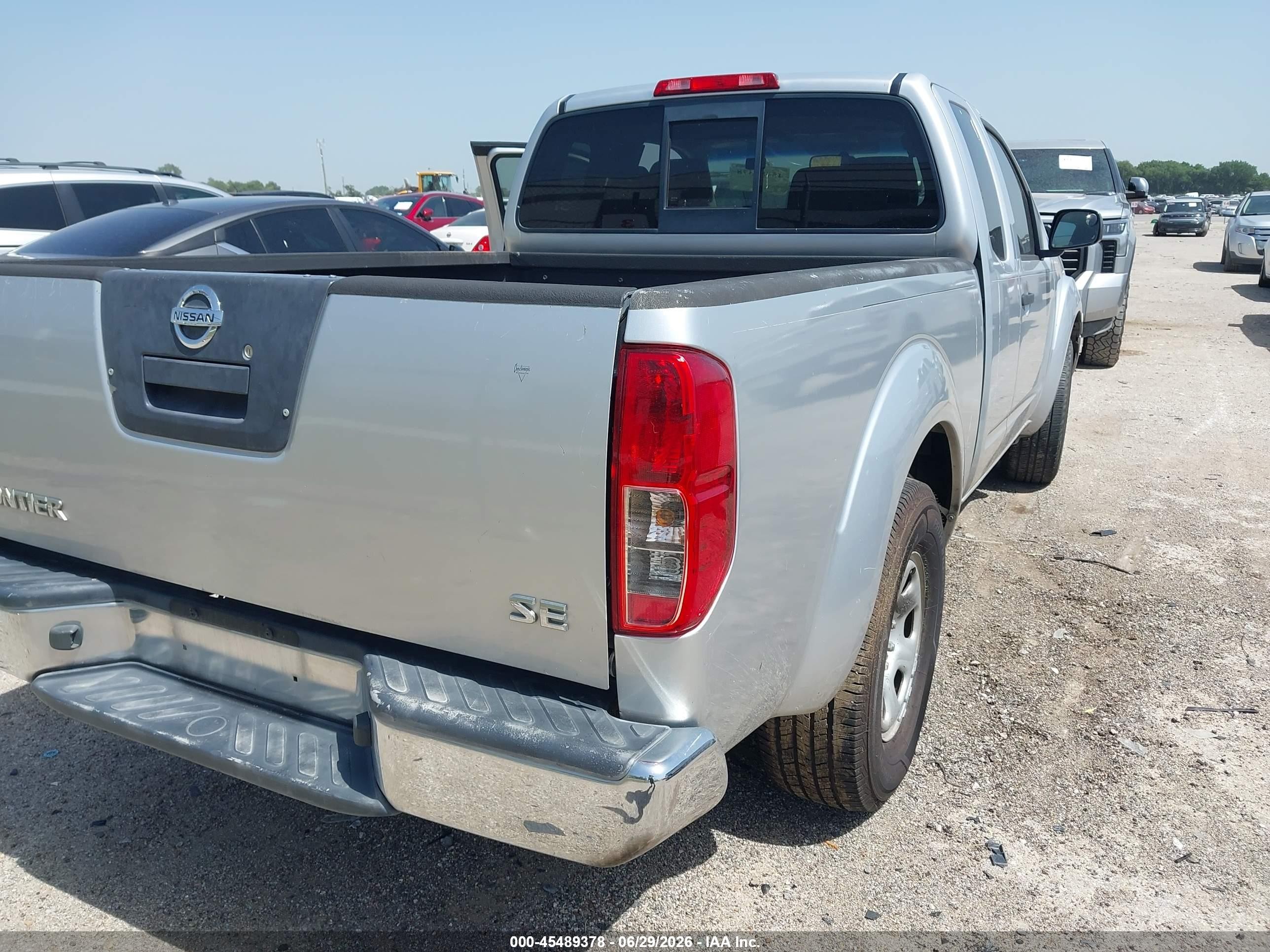 2009 Nissan Frontier Se Silver vin: 1N6BD06T19C407266