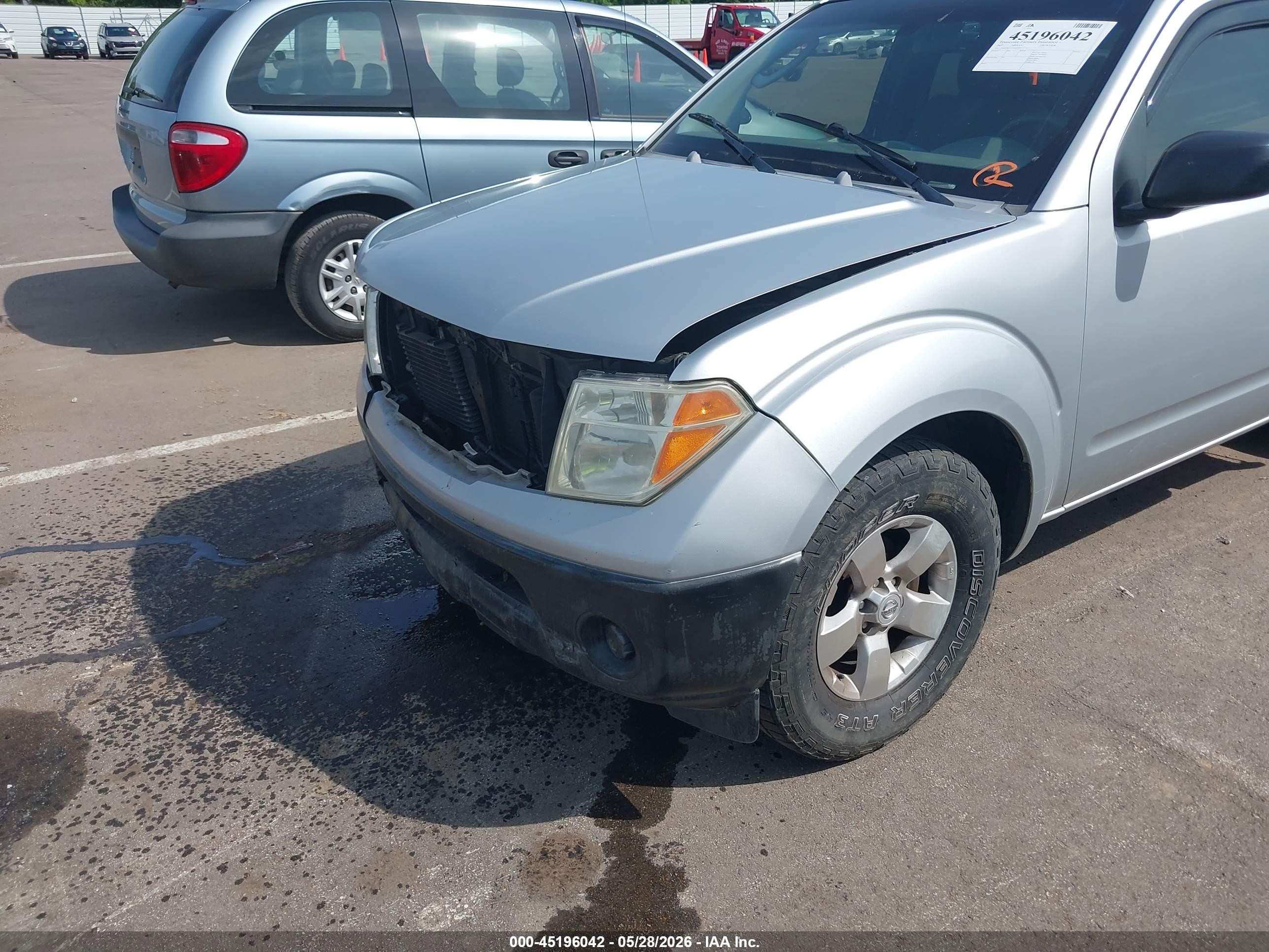2007 Nissan Frontier Xe Gray vin: 1N6BD06T27C405944
