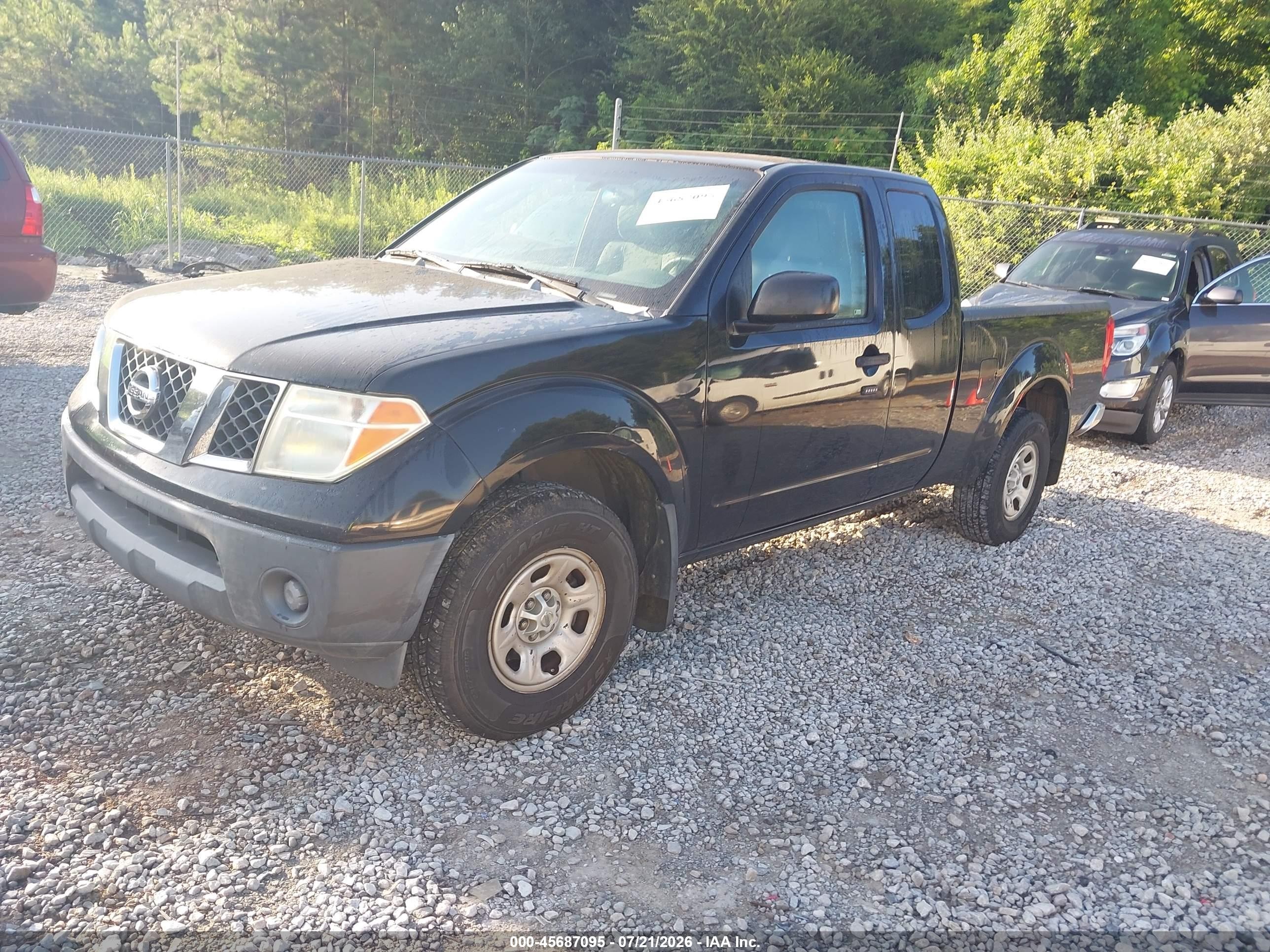 2007 Nissan Frontier Xe Black vin: 1N6BD06T27C437096