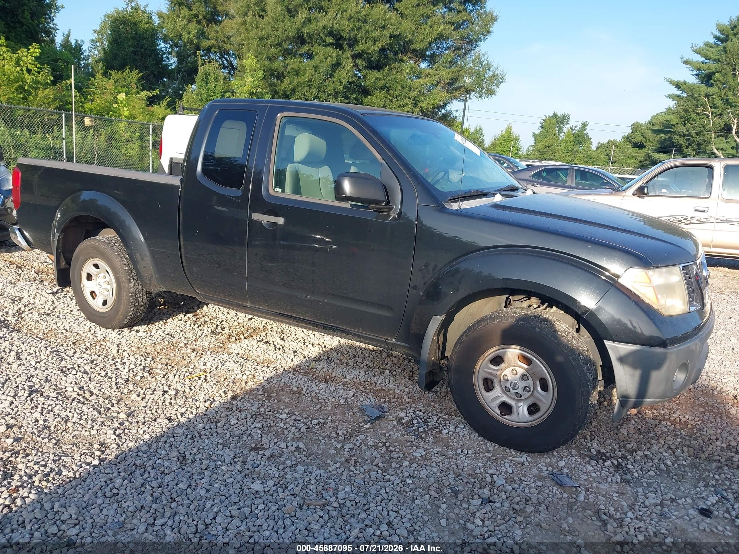 2007 Nissan Frontier Xe Black vin: 1N6BD06T27C437096