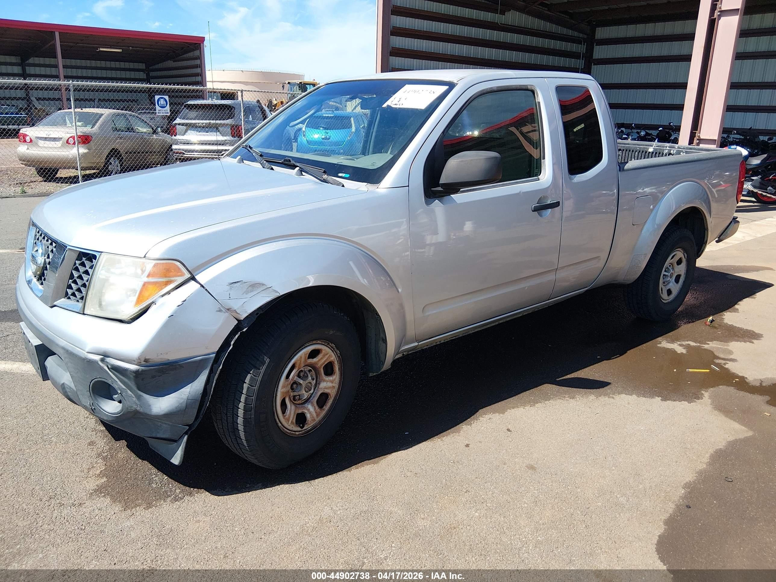 2006 Nissan Frontier Xe Silver vin: 1N6BD06T36C418250