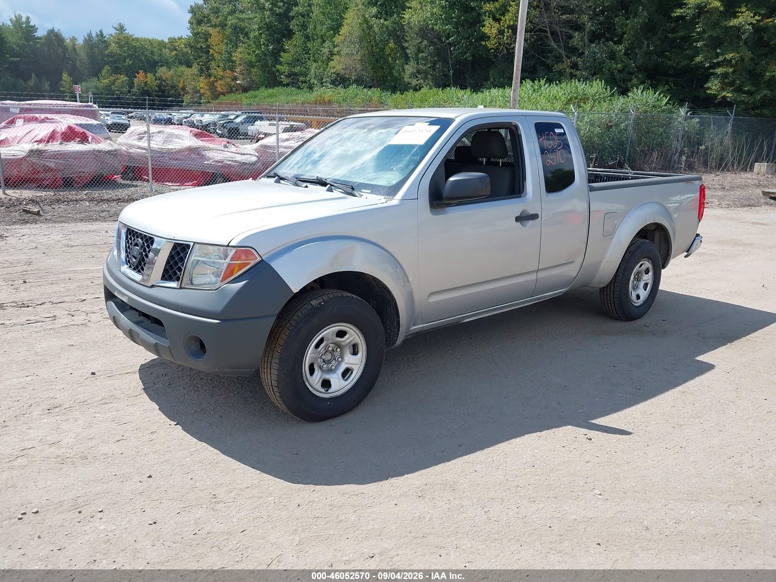 2006 Nissan Frontier Xe Silver vin: 1N6BD06T36C428146